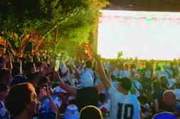 Argentinos celebraron la eliminación de Uruguay