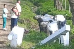 Un siniestro vial en zona del Parque Harriague dejó solo daños materiales