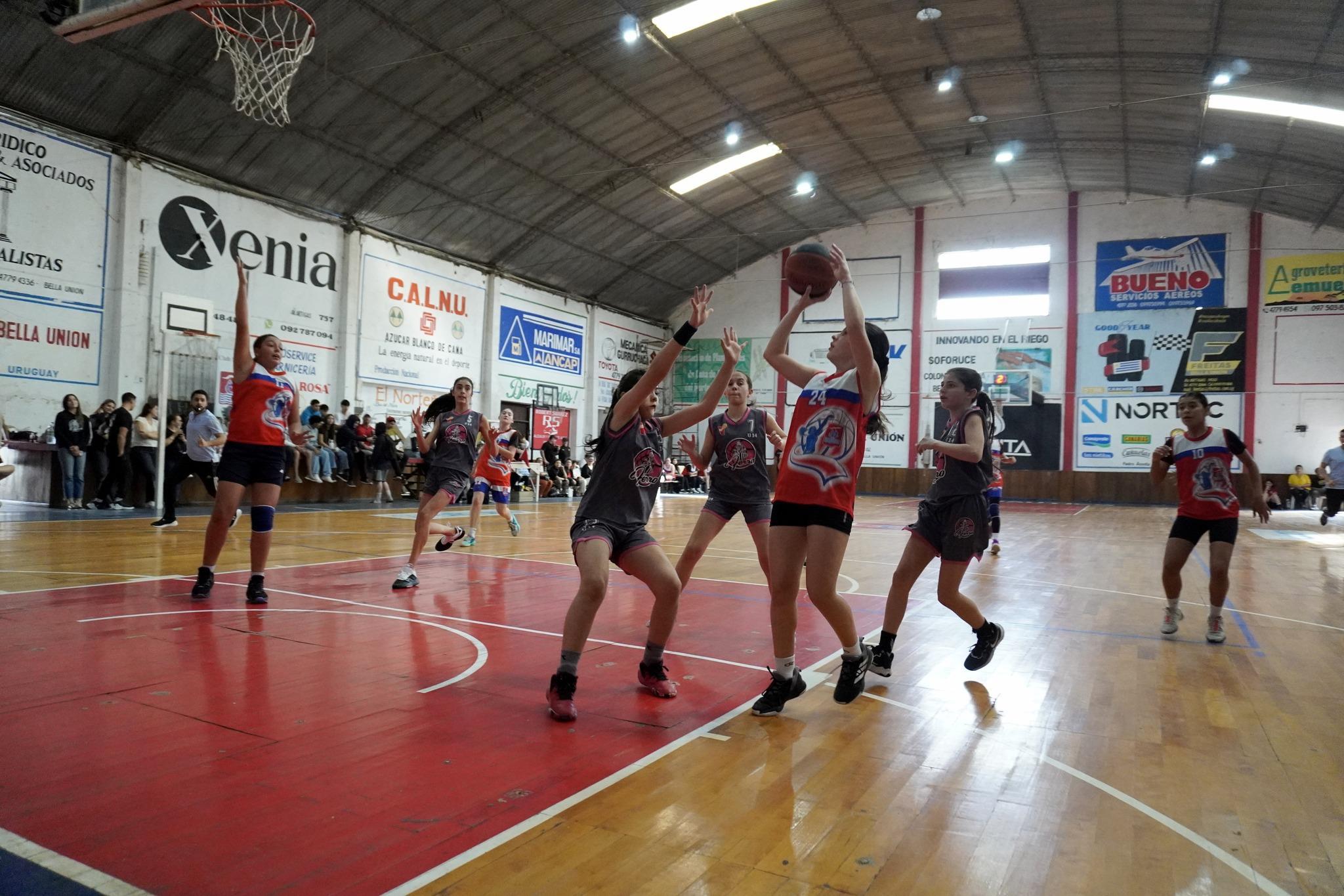 Hoy habrá básquet de formativas en rama femenina en tres escenarios distintos y correspondientes a dos categorías. 
