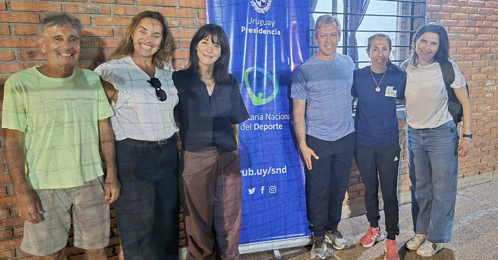Autoridades departamentales y nacionales del deporte en Salto.
