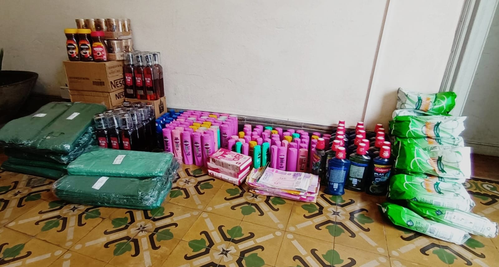 Lo incautado en el procedimiento en ruta 4