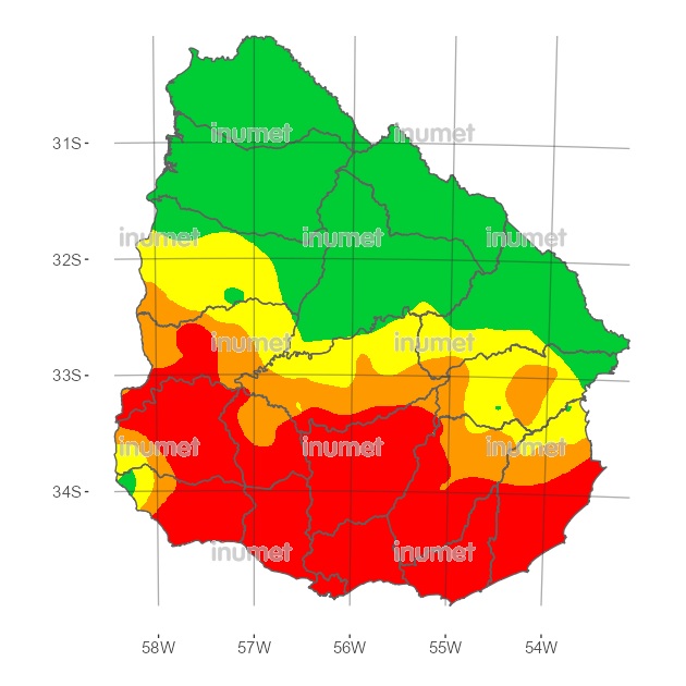 El norte del país aún no está en riesgo de incendios pero se prevé que lo estará.