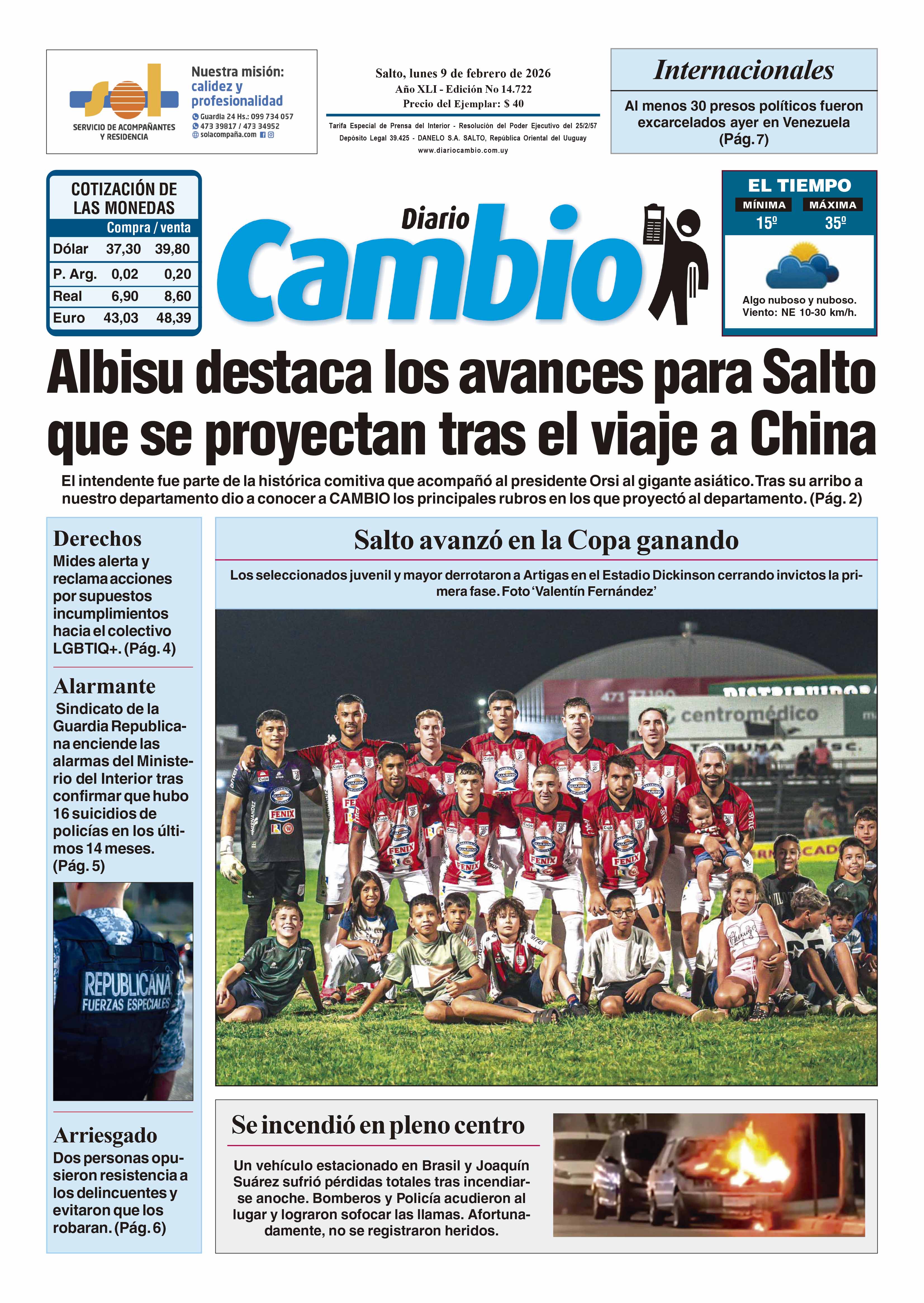 Portada de hoy