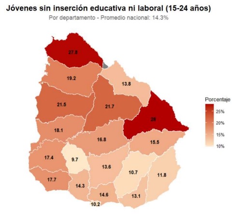 Más de uno de cada siete jóvenes está  fuera del sistema educativo y laboral