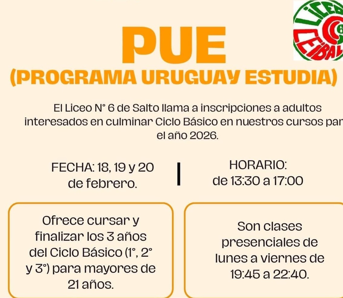 Abre inscripciones para adultos  que buscan terminar Ciclo Básico