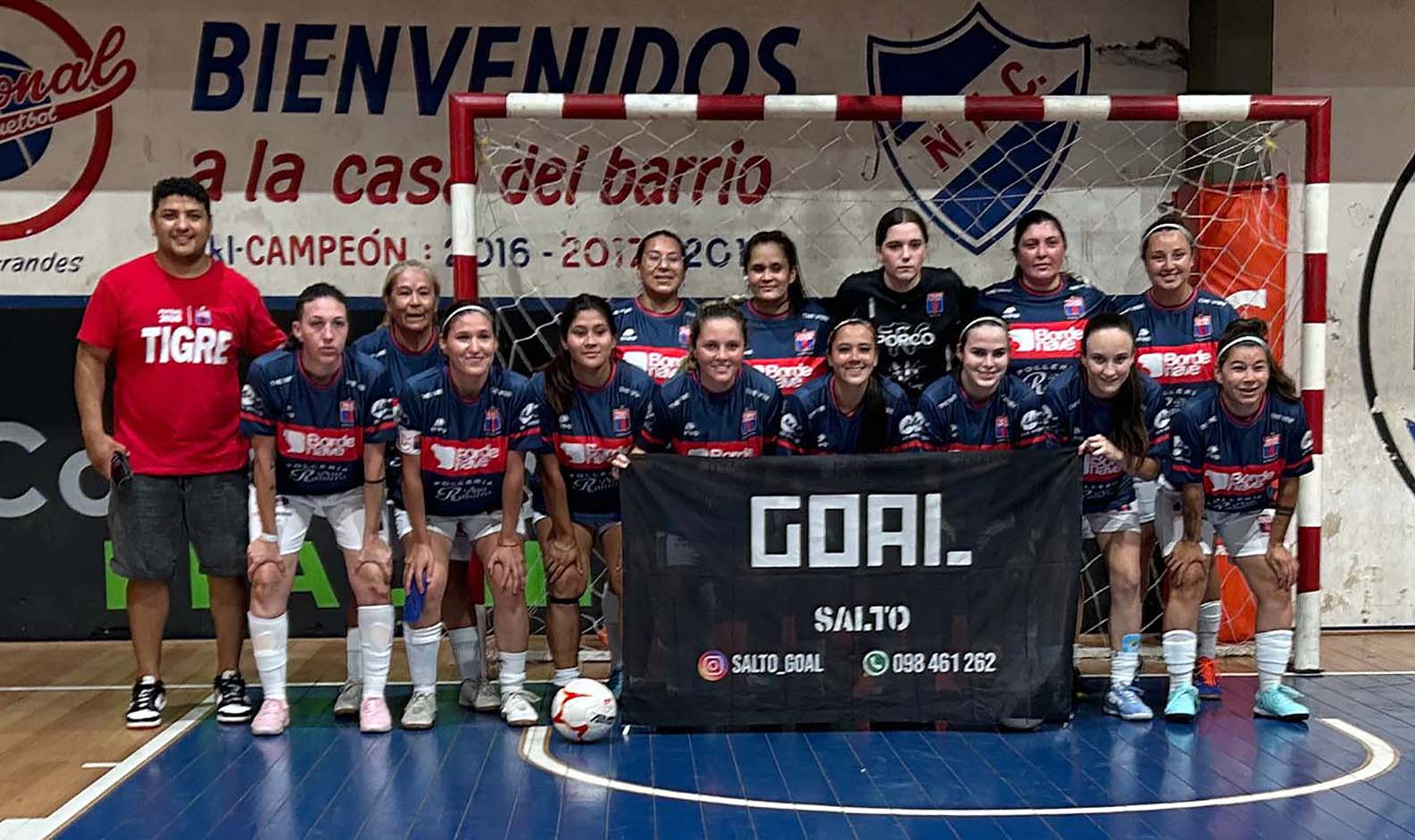 El equipo de Tigre viene de igualar con Paso del Bote y ambos equipos están primeros en el futsal femenino.