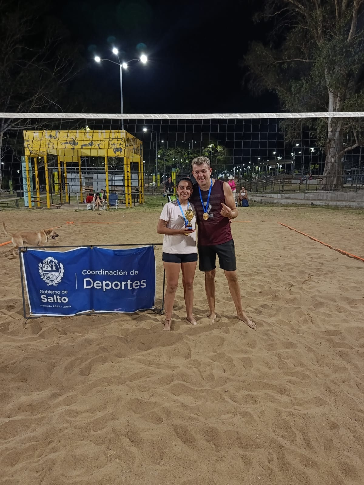 Voley playa: La dupla Juanena- Pirez se quedó  con la 2da fecha de la categoría Mixta