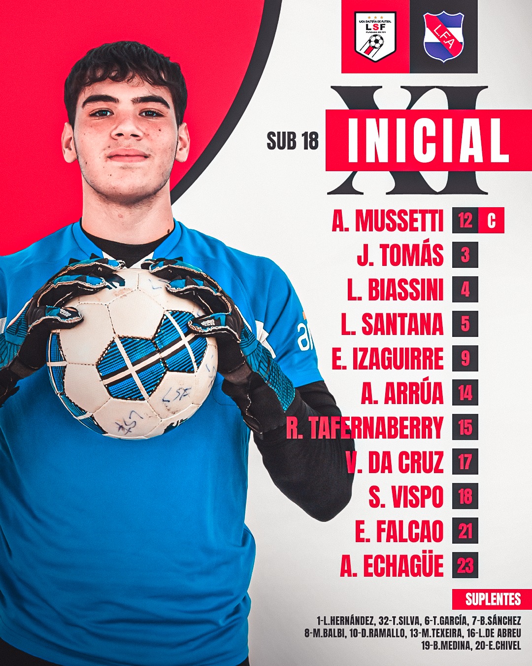 Alejo Mussetti se lució en los penales de sub 18