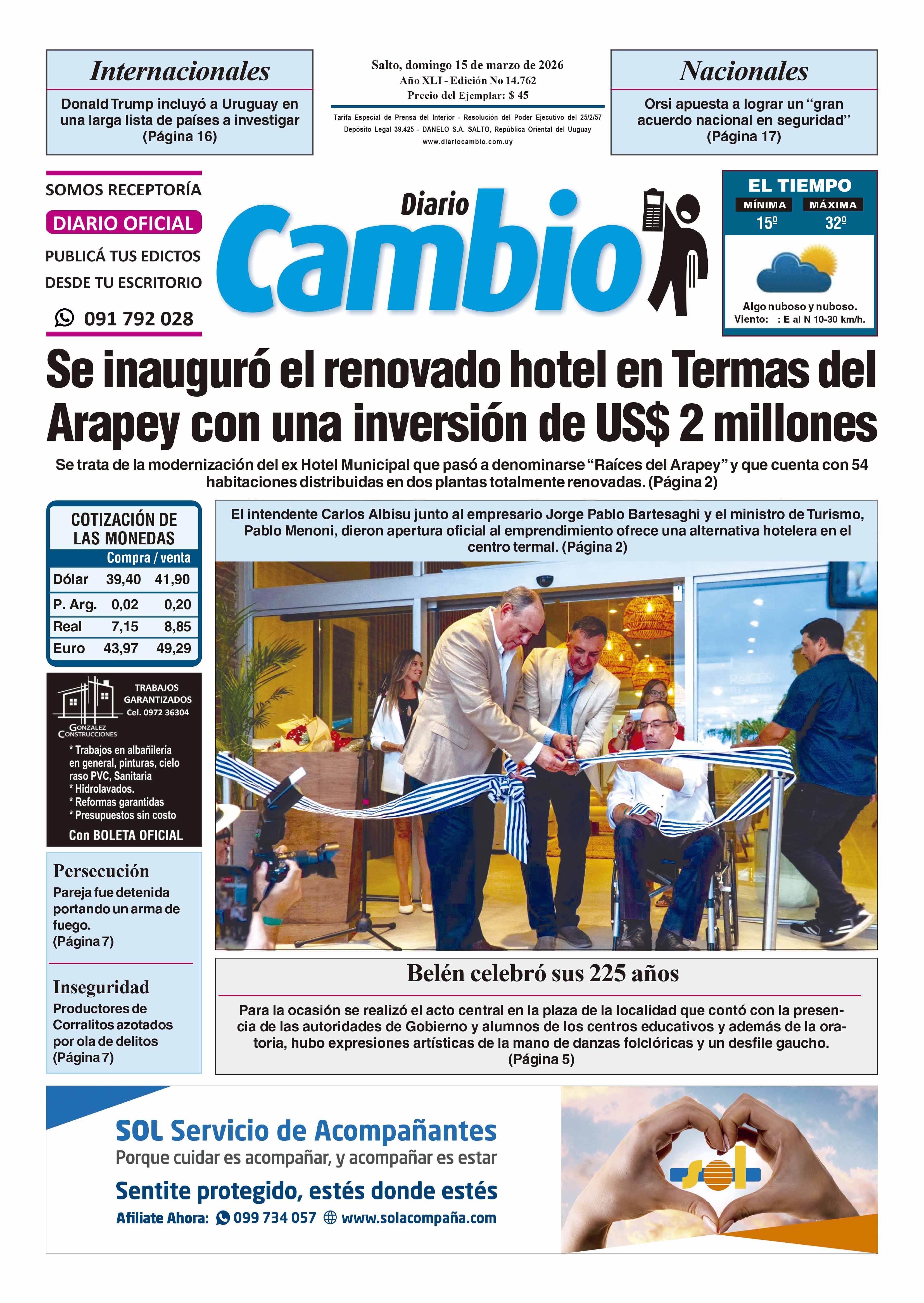 Portada de hoy