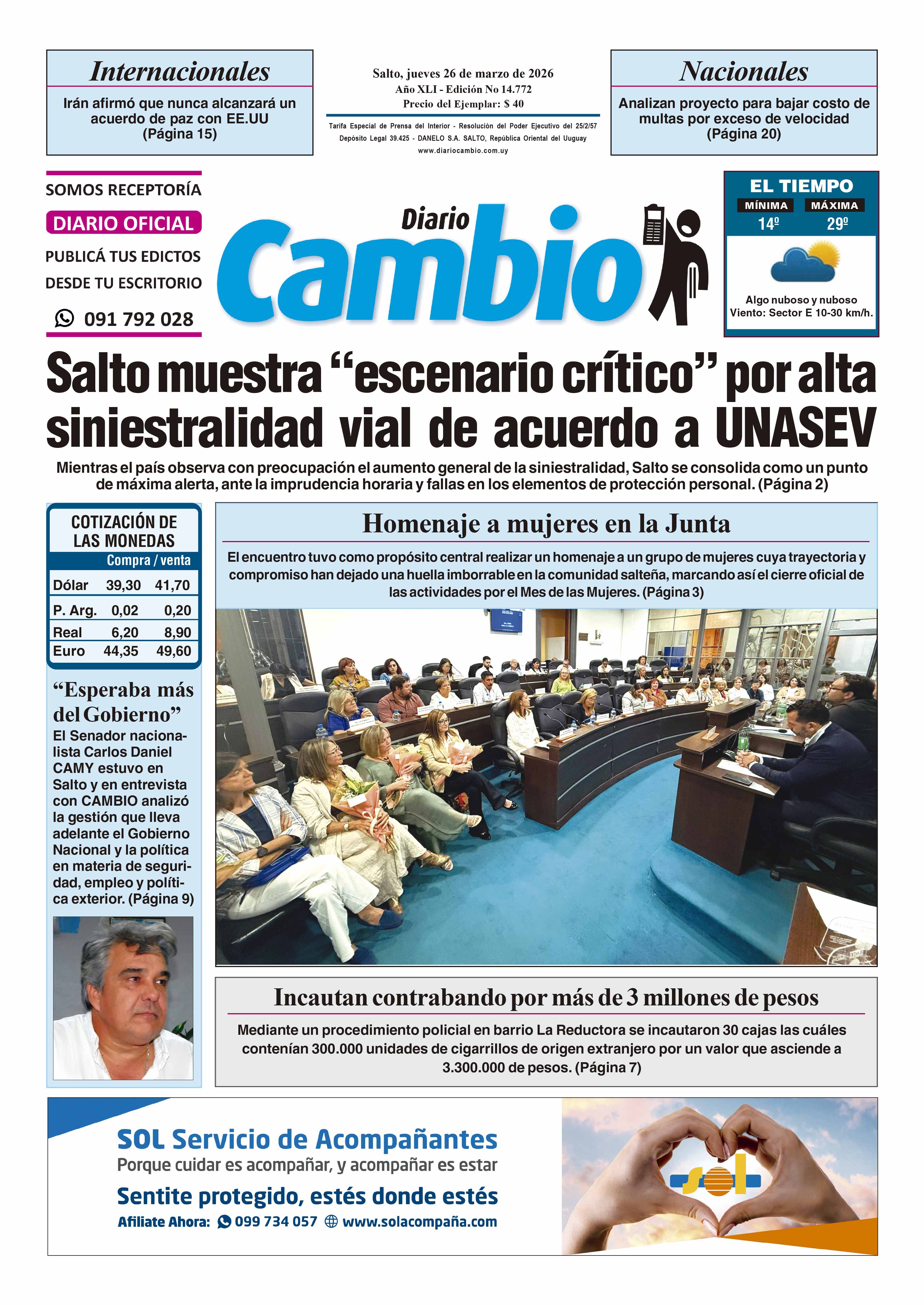 Portada de hoy