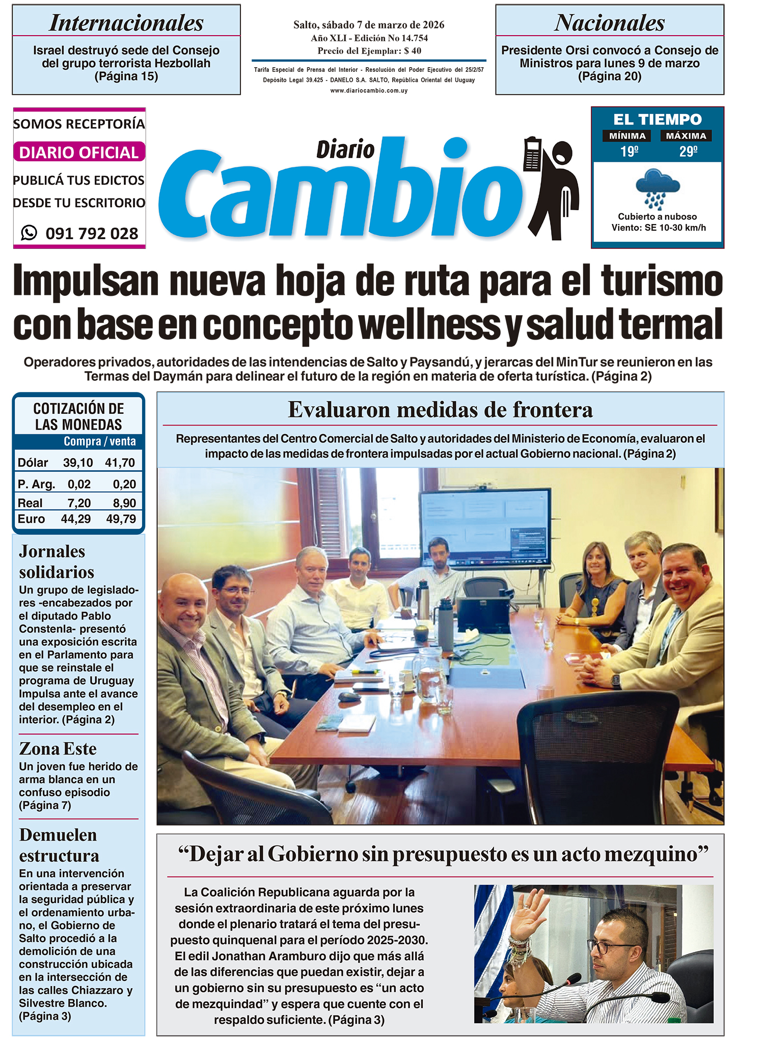Portada de hoy