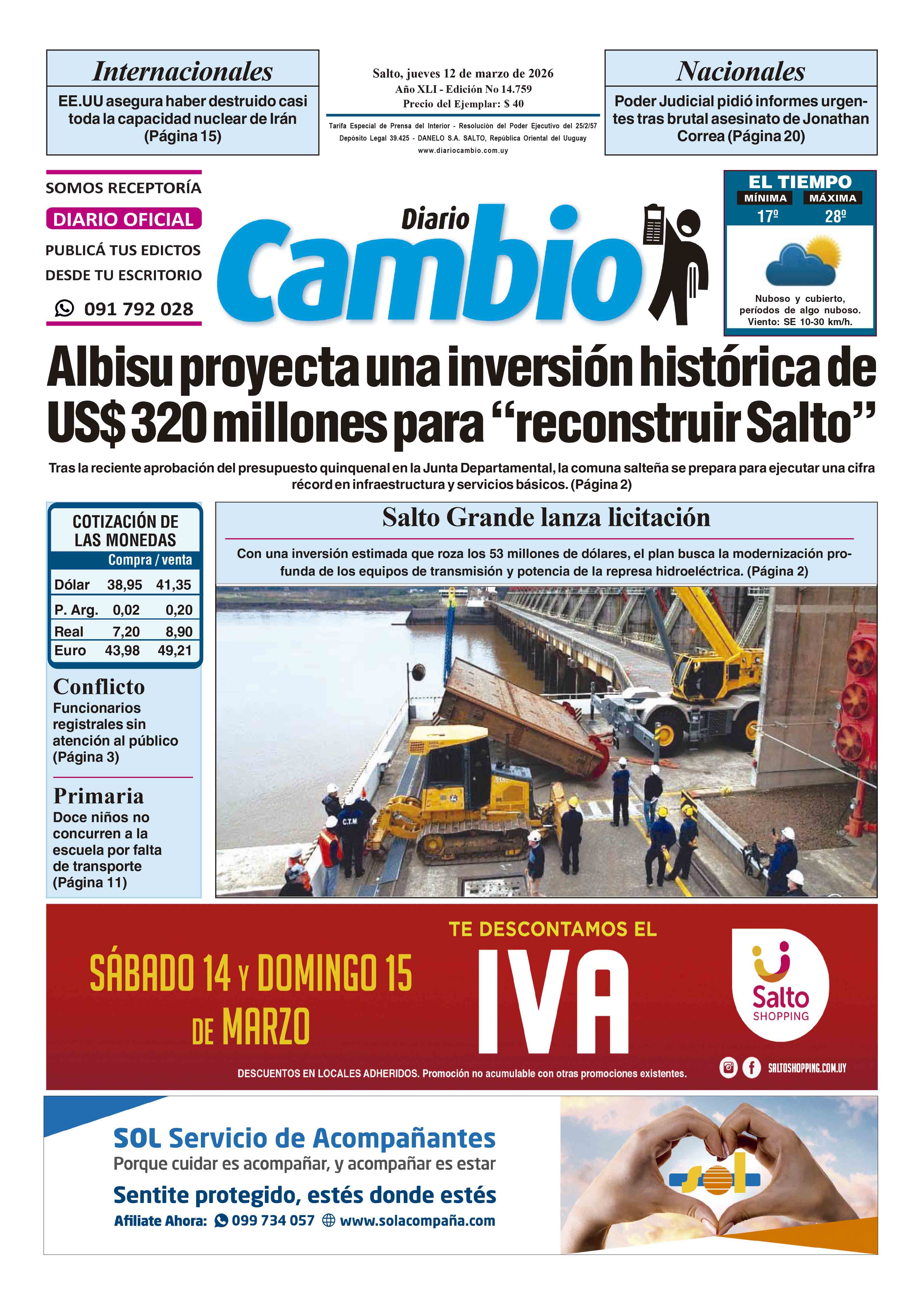 Portada de hoy