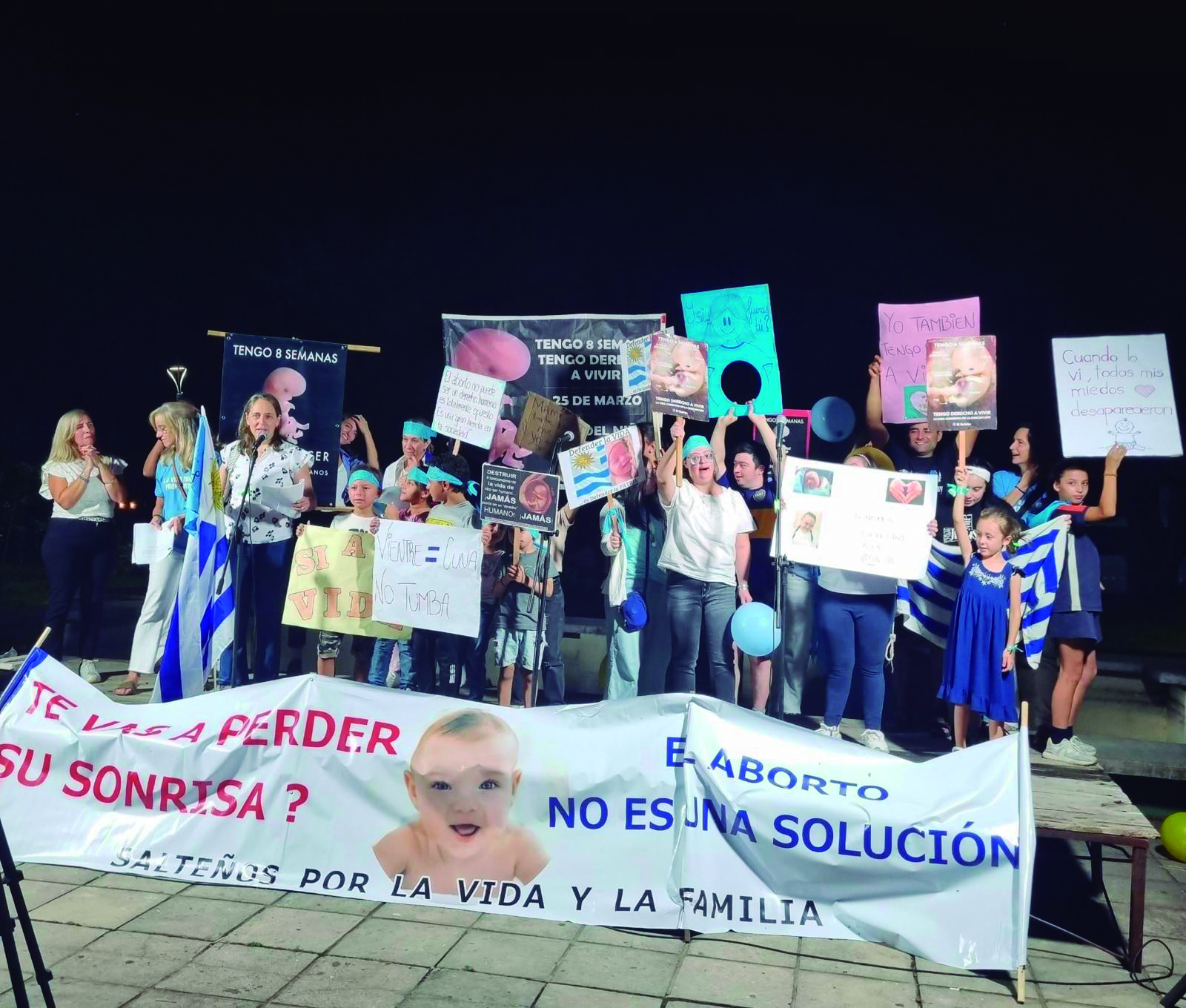 Realizan actividades “por la vida”  con encuentros y una movilización