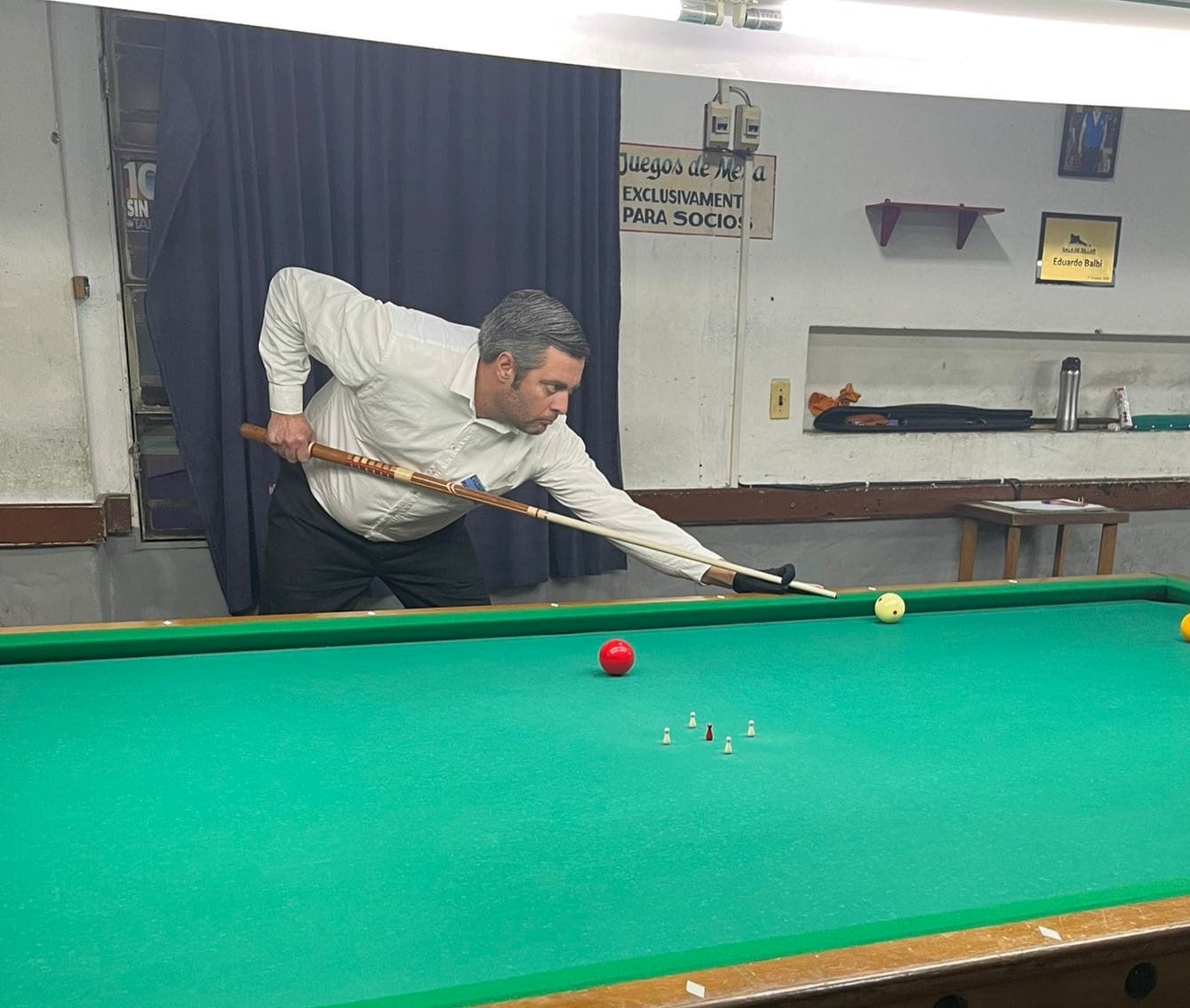 Billar: Ricardo Tomás preside la Liga; 8 clubes jugaran la temporada 2026