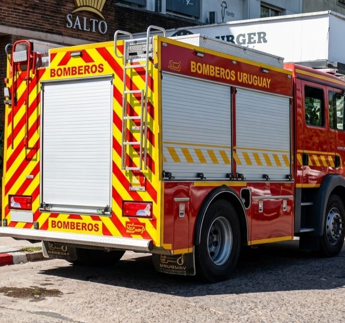 Principio de incendio en el Hotel Salto 