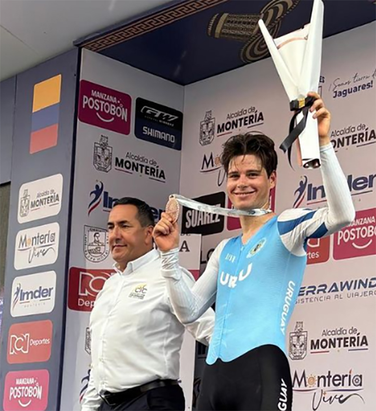 Erik Fagúndez es bronce panamericano de crono