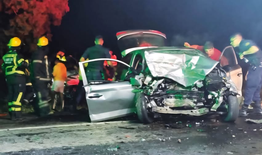 Choque frontal en Ruta 3 con una fallecida
