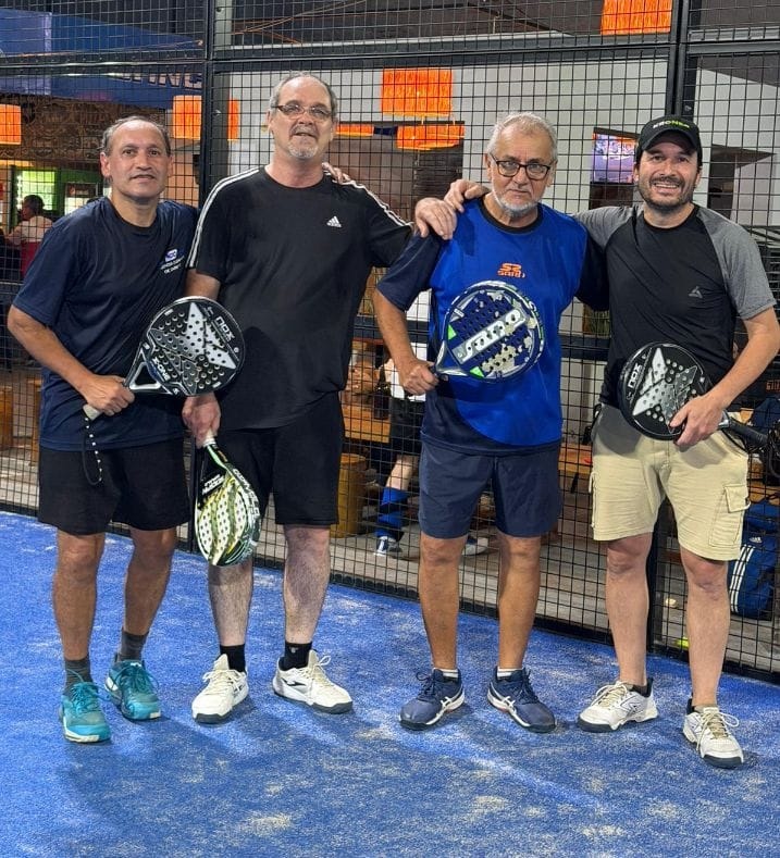 El Galpón Padel Club presentó torneo binacional de veteranos