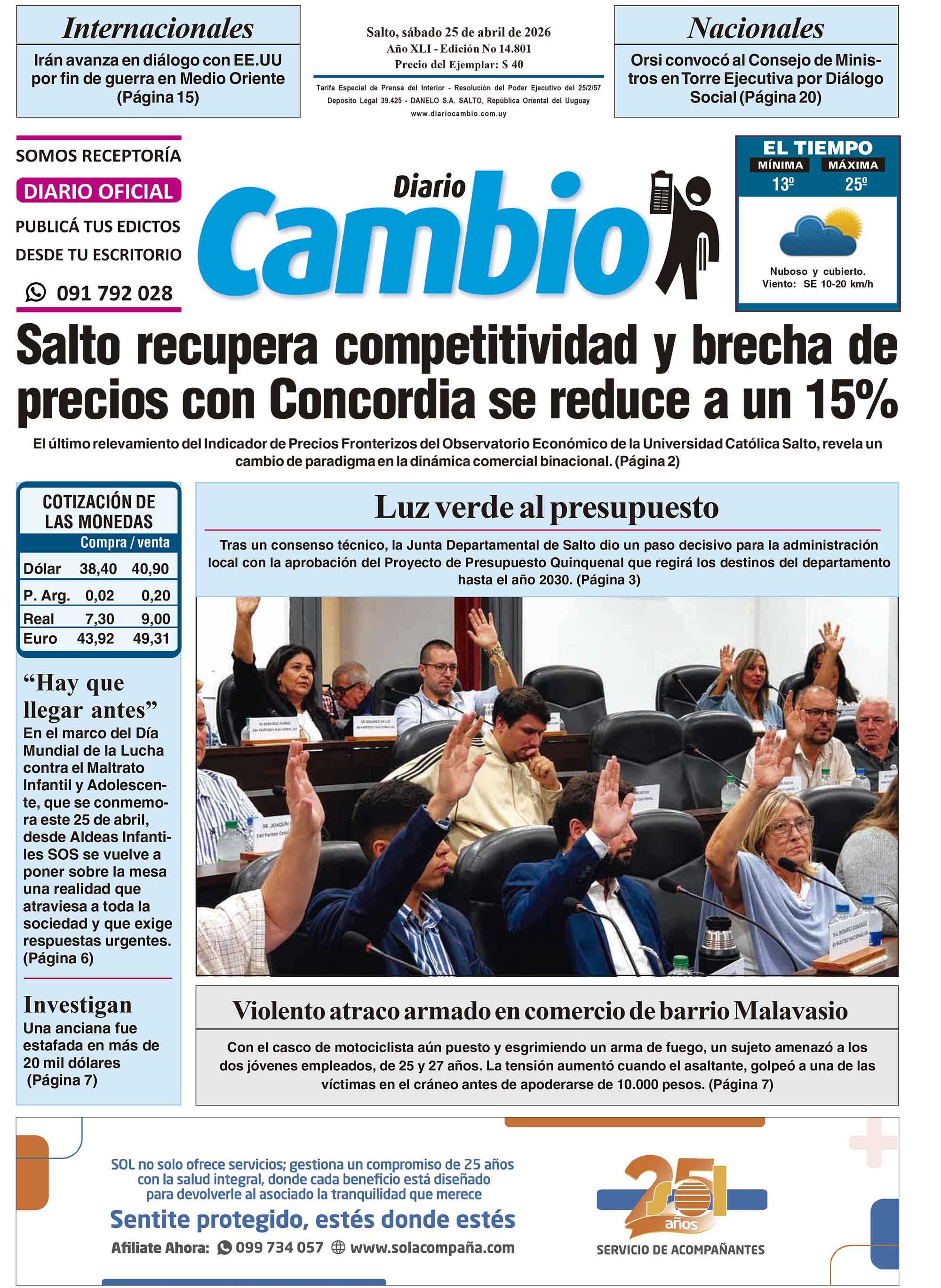 Portada de hoy