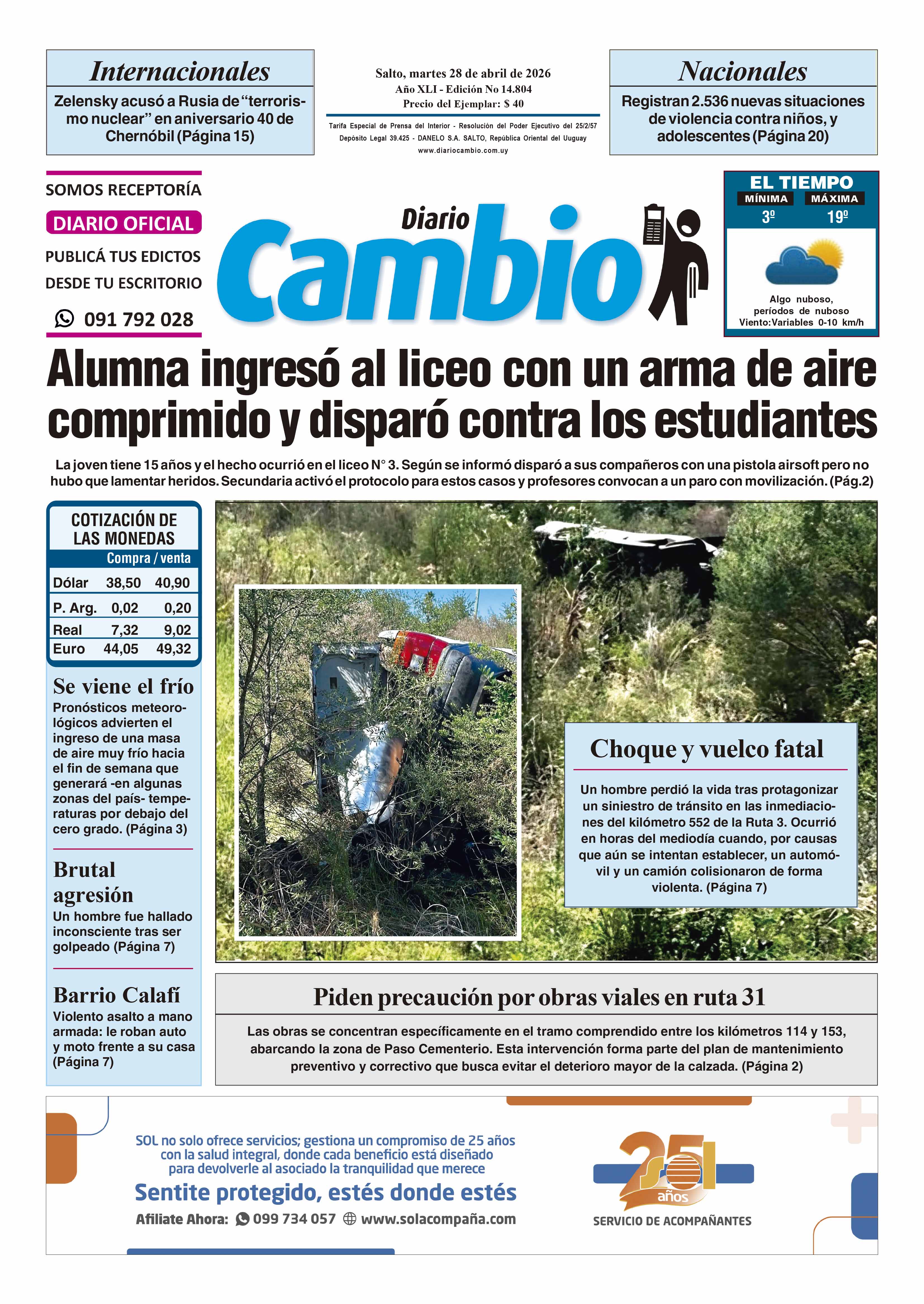 Portada de hoy
