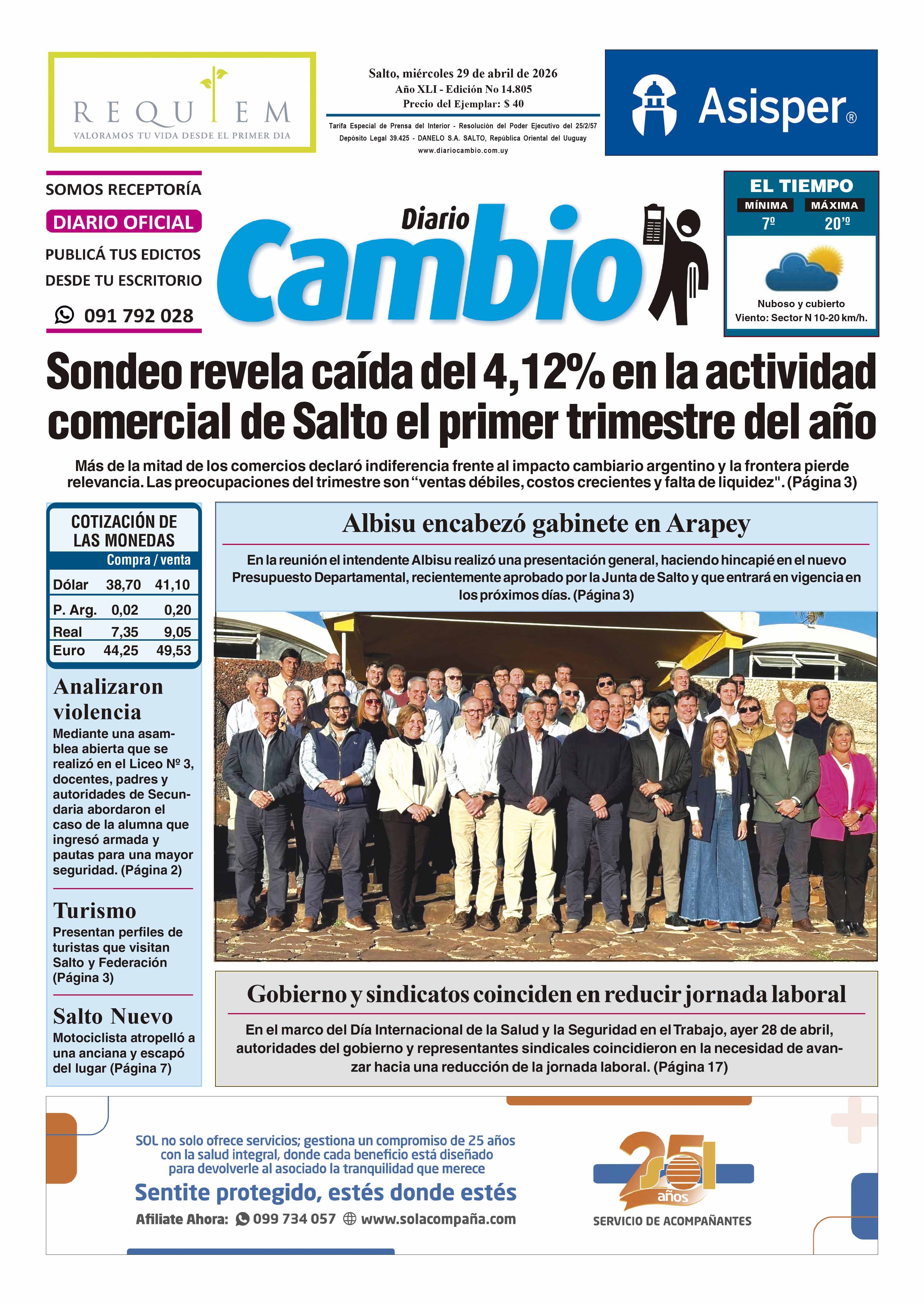 Portada de hoy