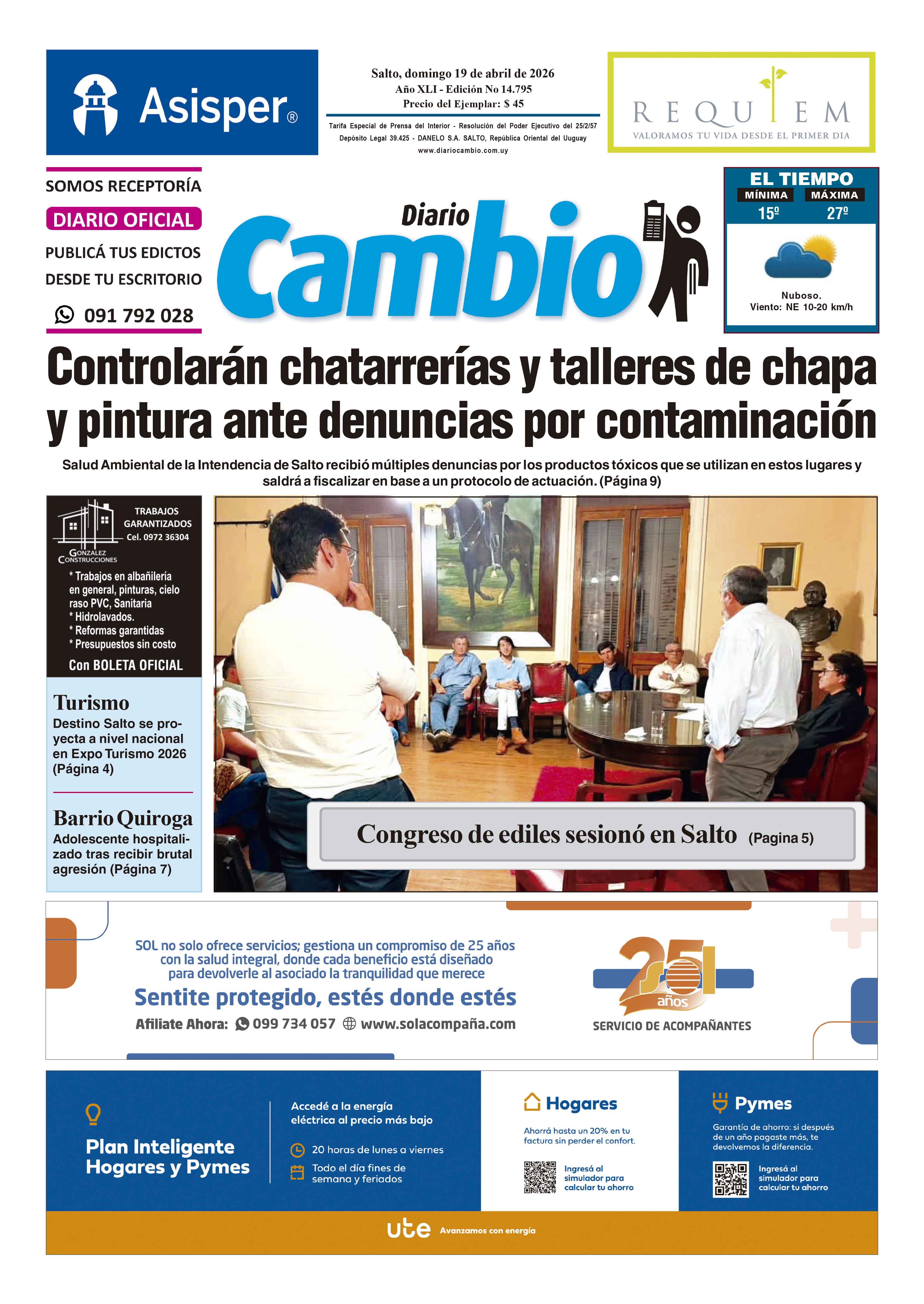 Portada de hoy