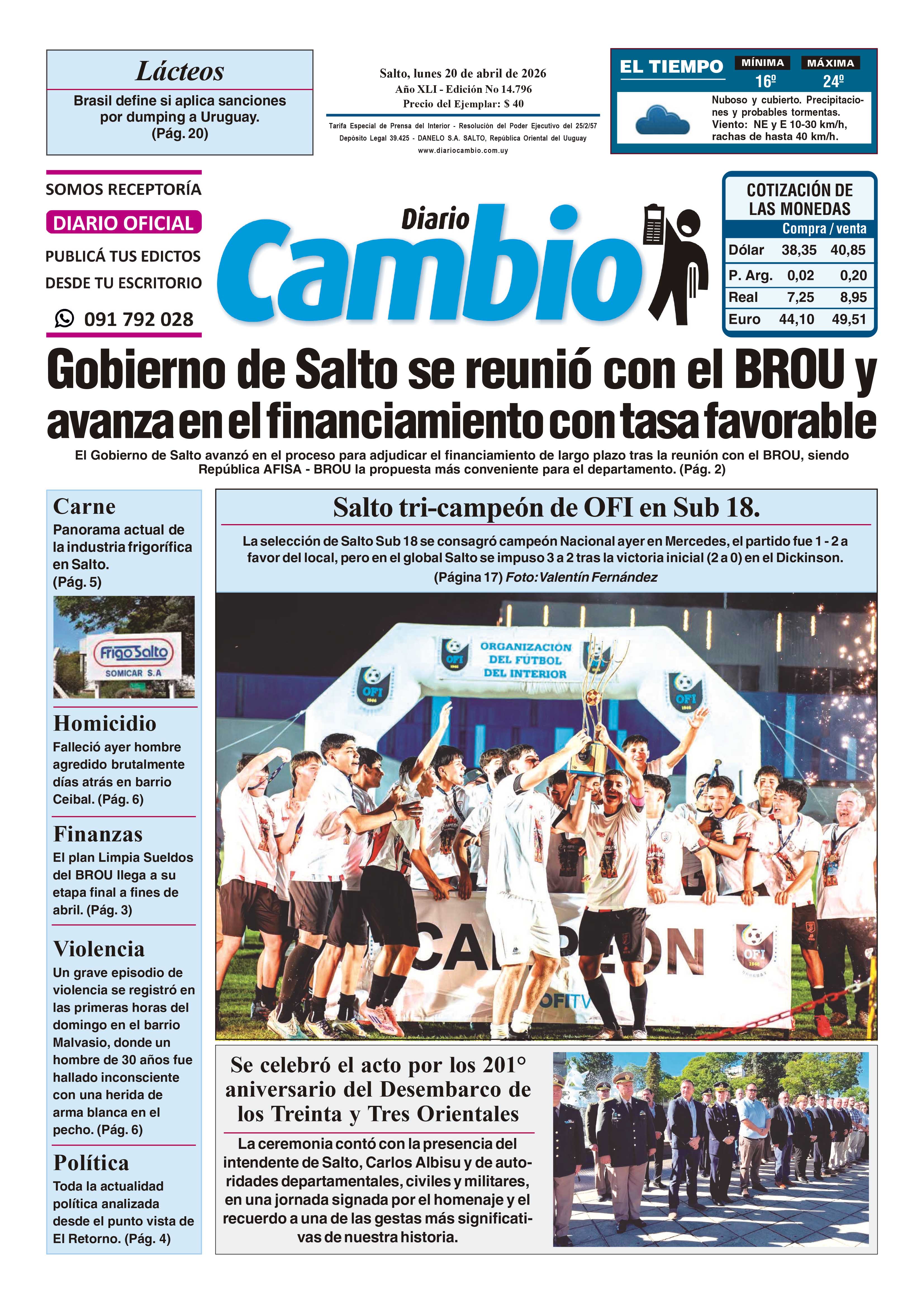 Portada de hoy