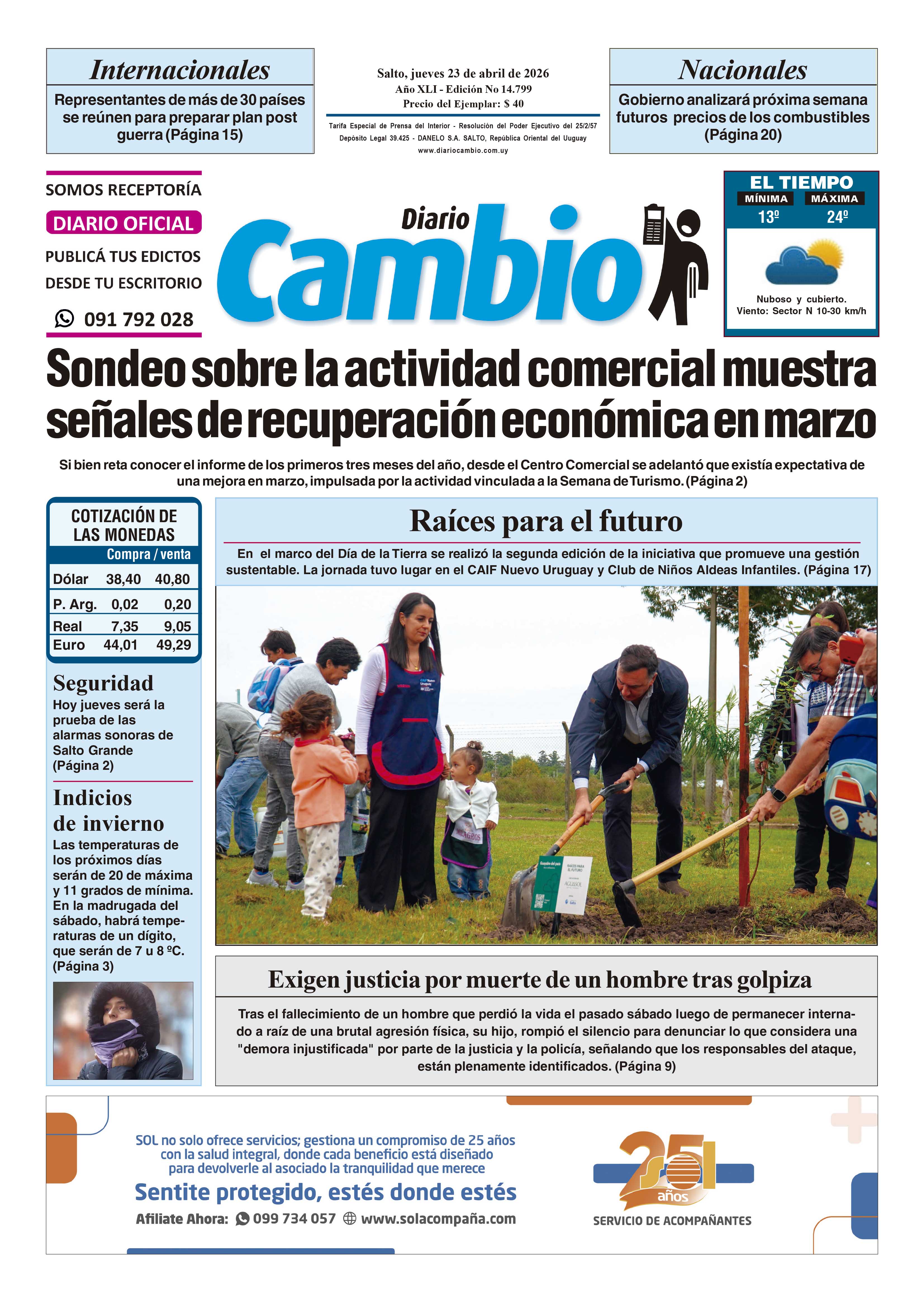 Portada de hoy