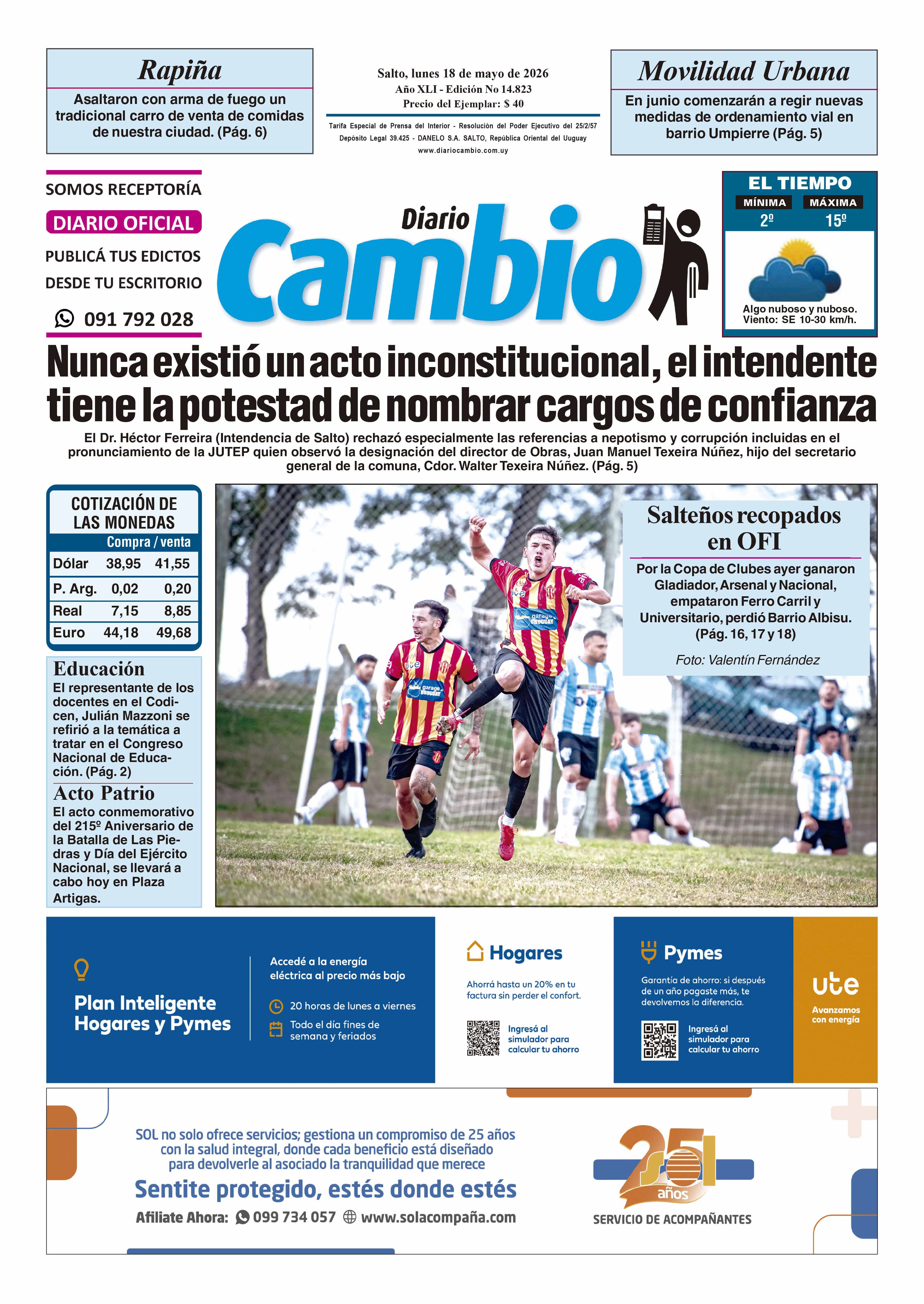 Portada de hoy