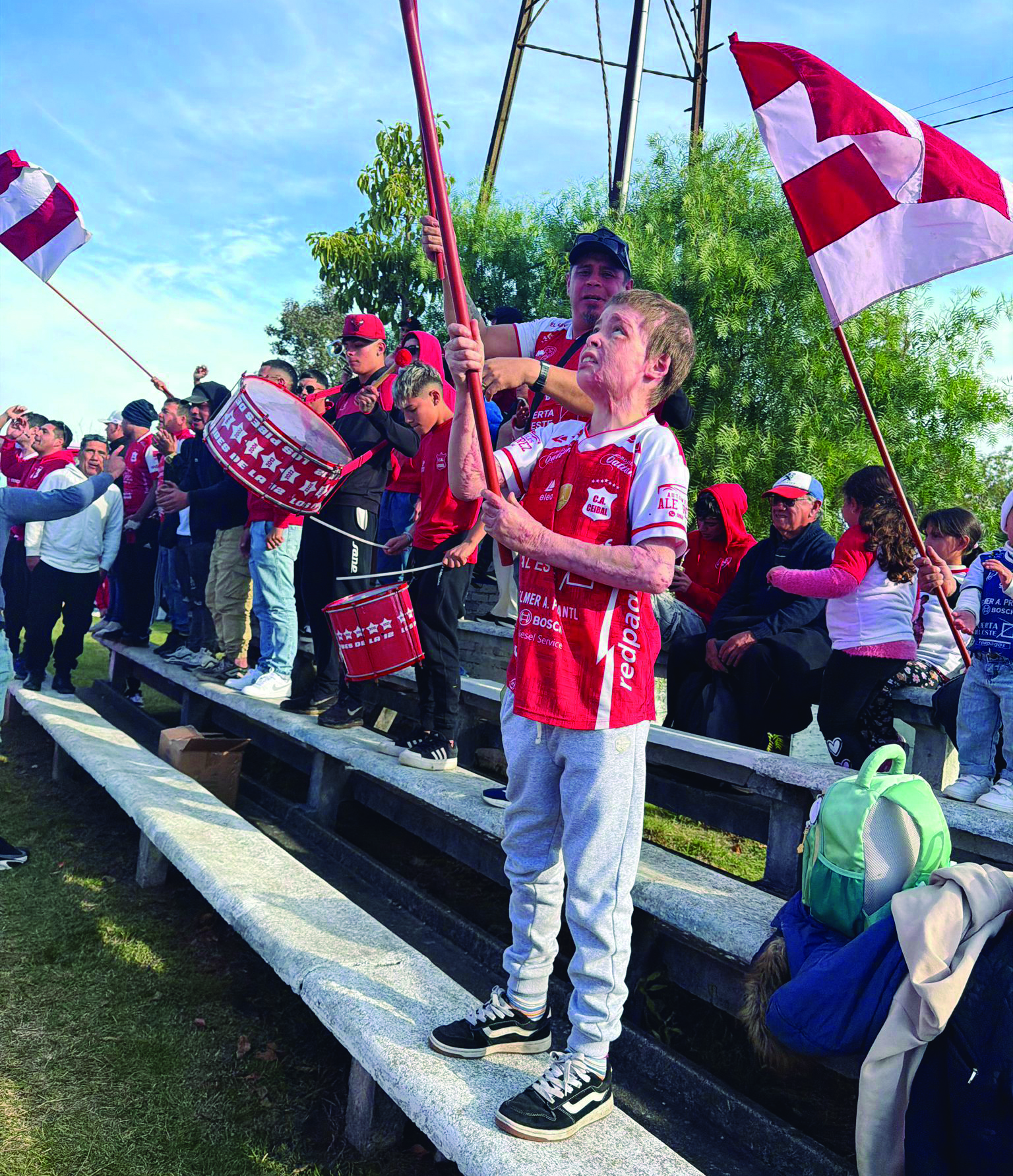 Gennaro es un símbolo en la hinchada de Ceibal