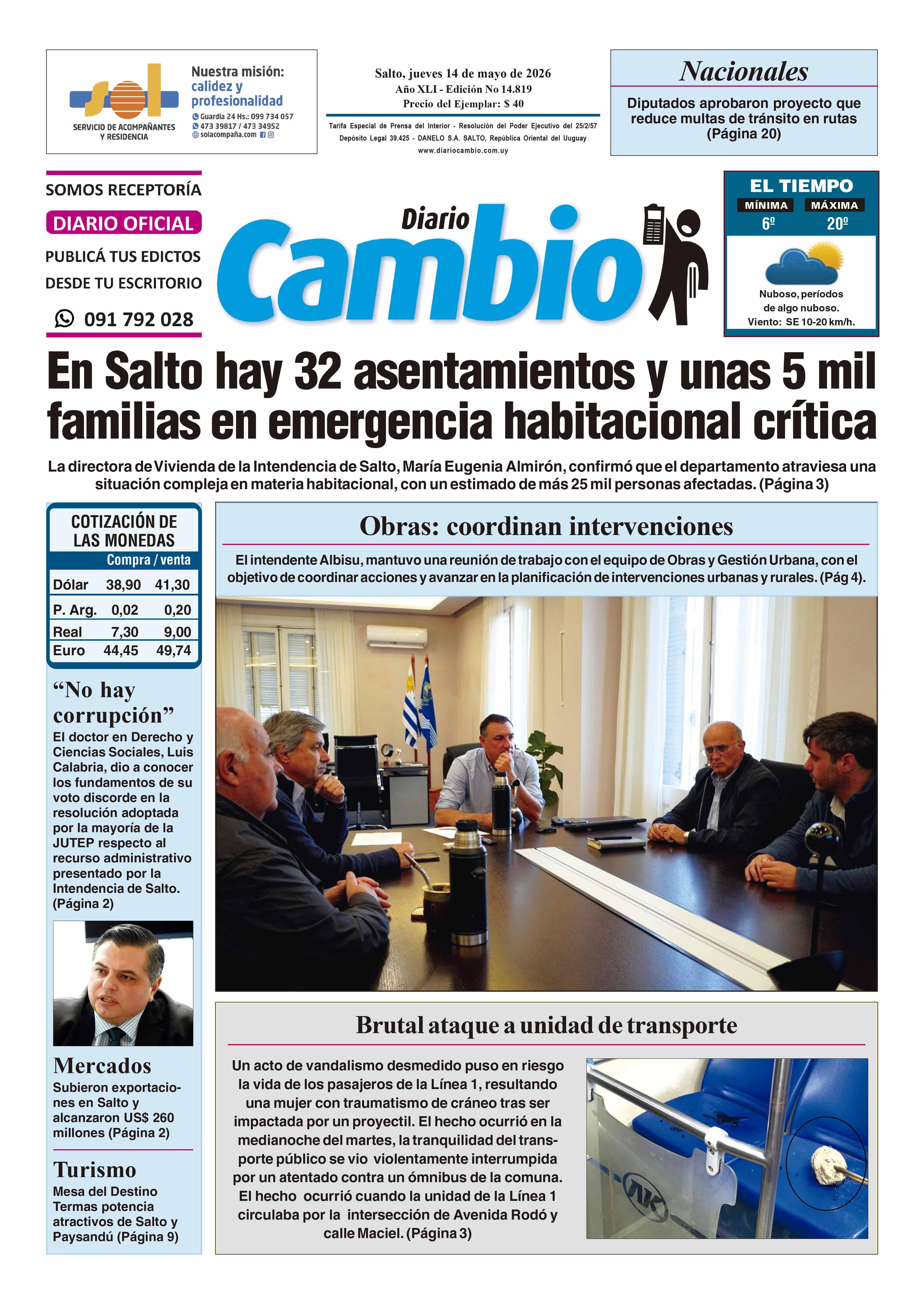 Portada de hoy