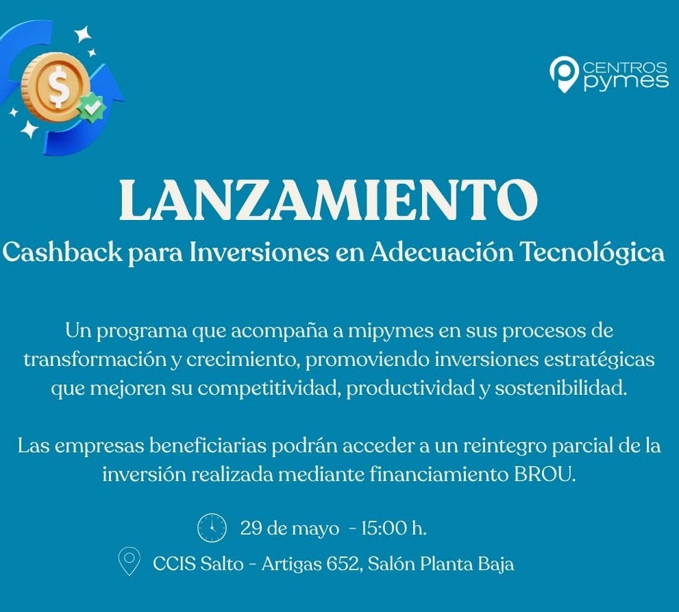 Presentan el programa “Cashback”  para impulsar las mipymes locales