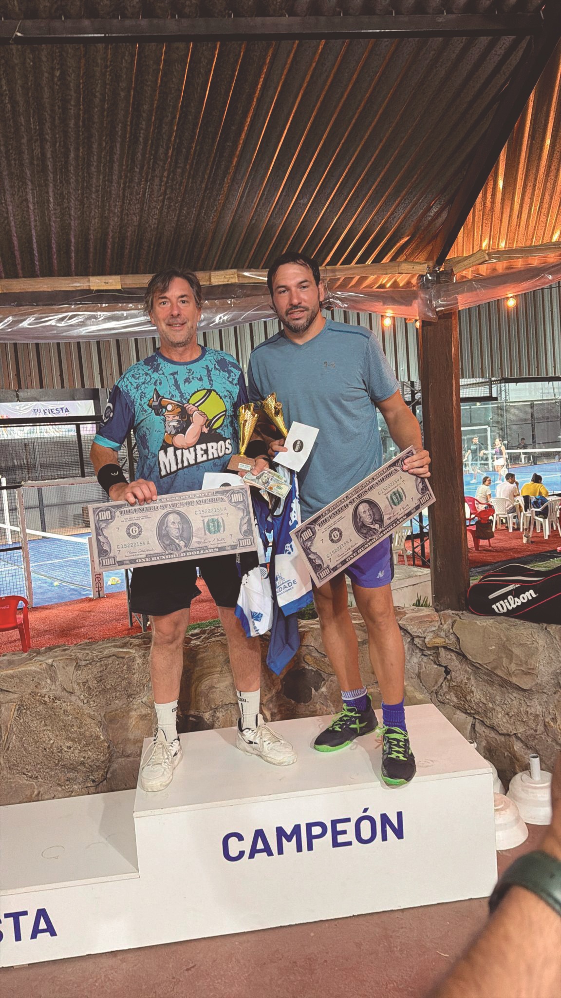 La dupla Caubarrere/ Andiarena son los  actuales campeones de la 3ª categoría.