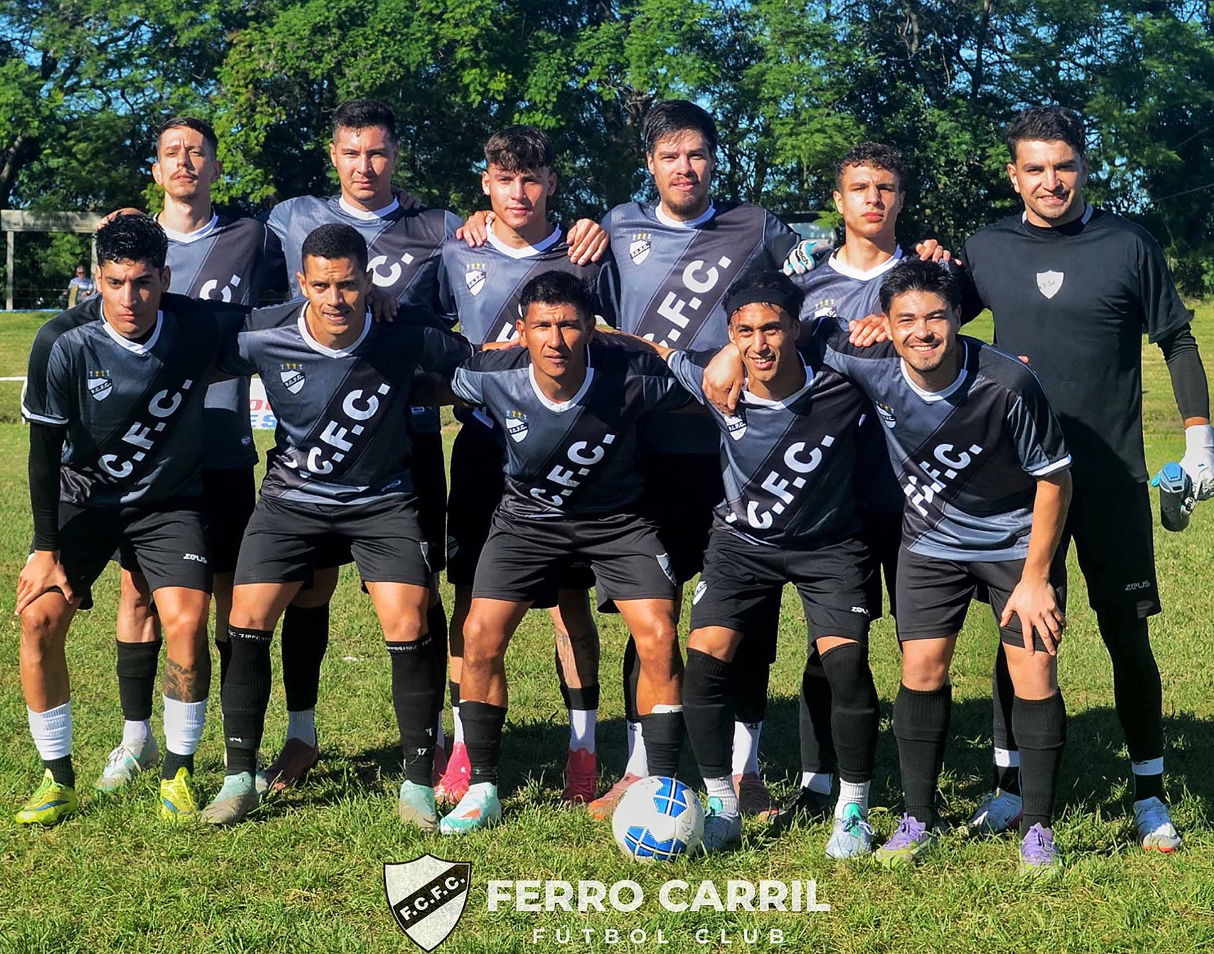 Ferro Carril previo a ganarle a Ceibal 2-0 el domingo en amistoso.