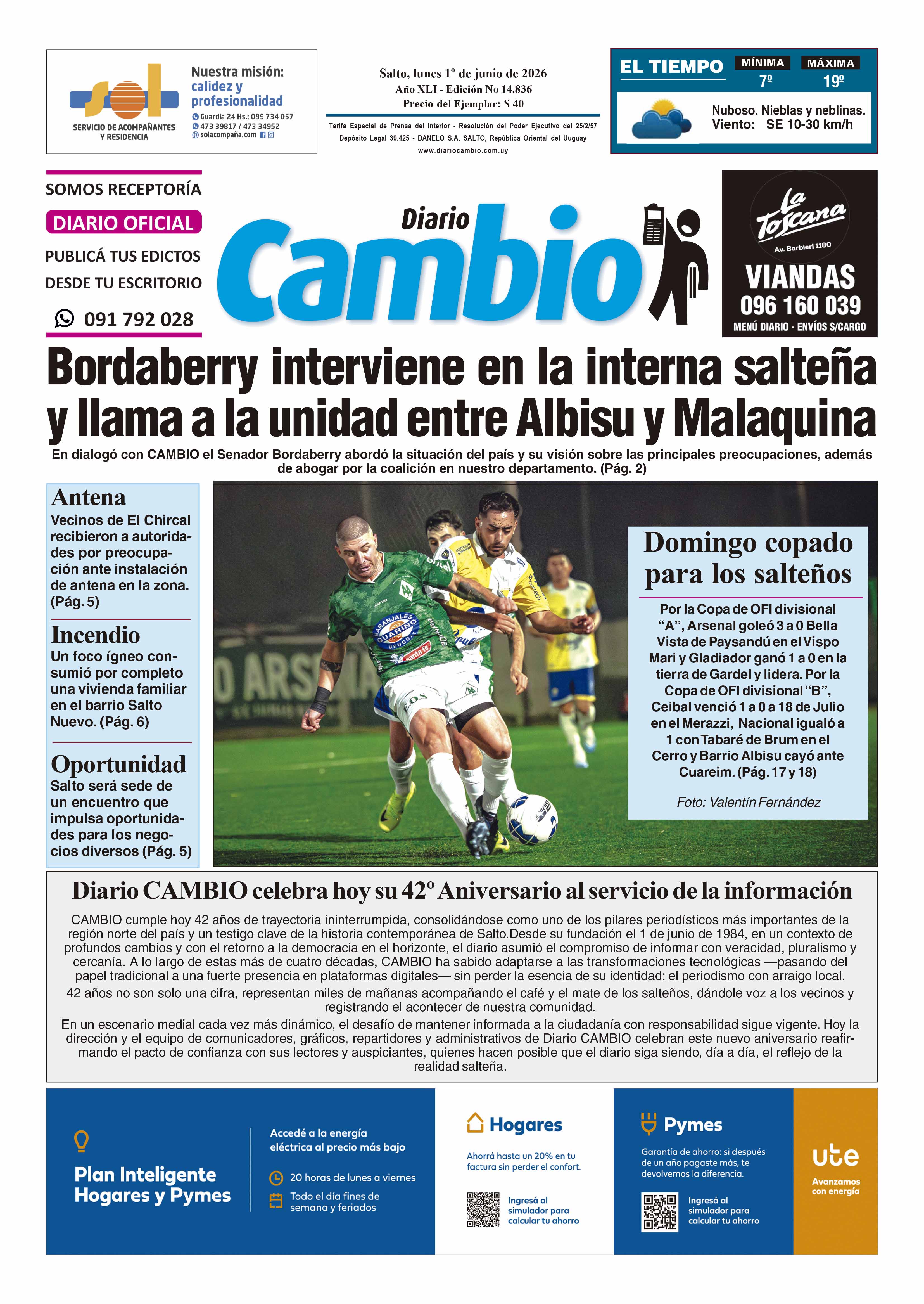 Portada de hoy