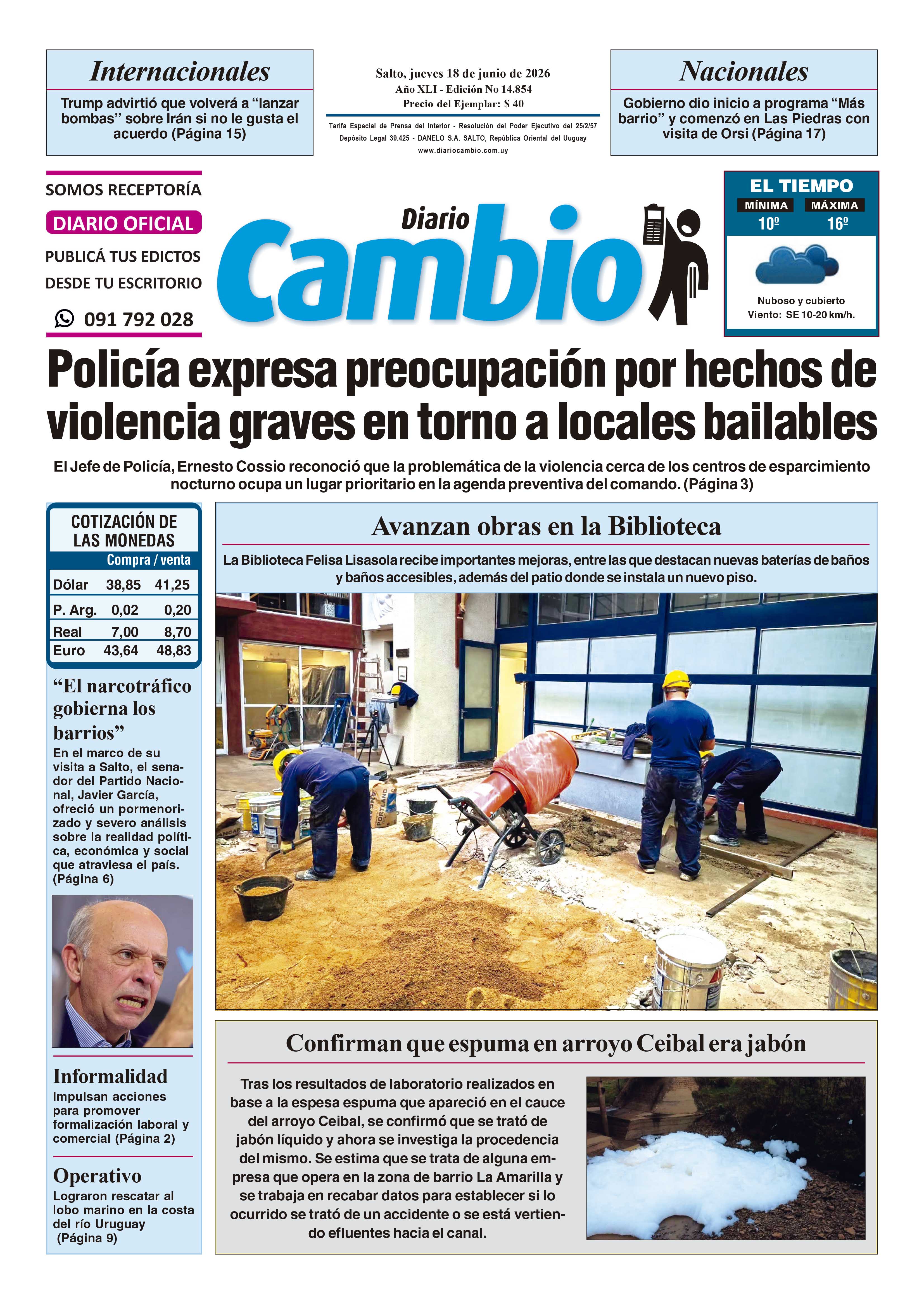 Portada de hoy