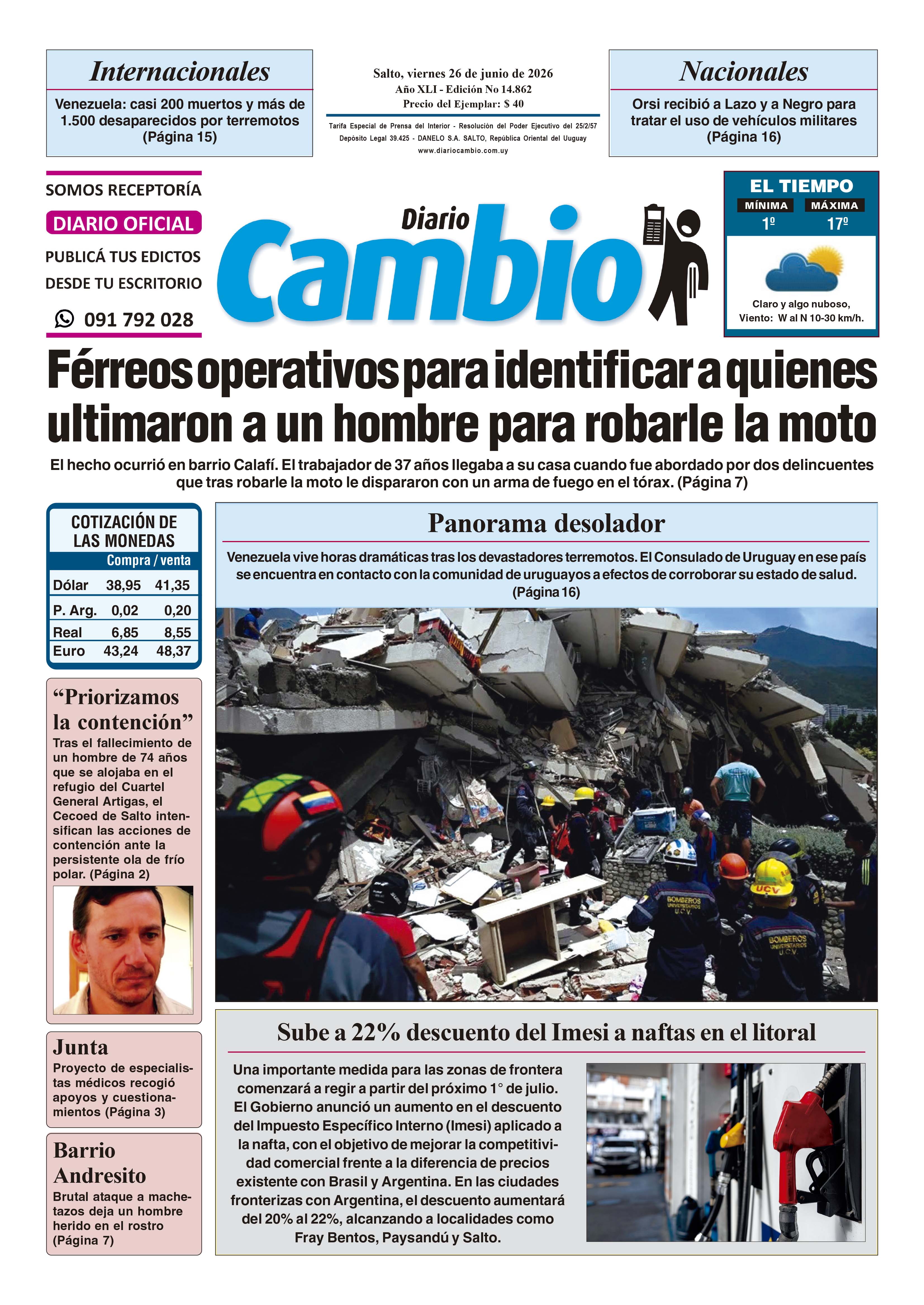 Portada de hoy
