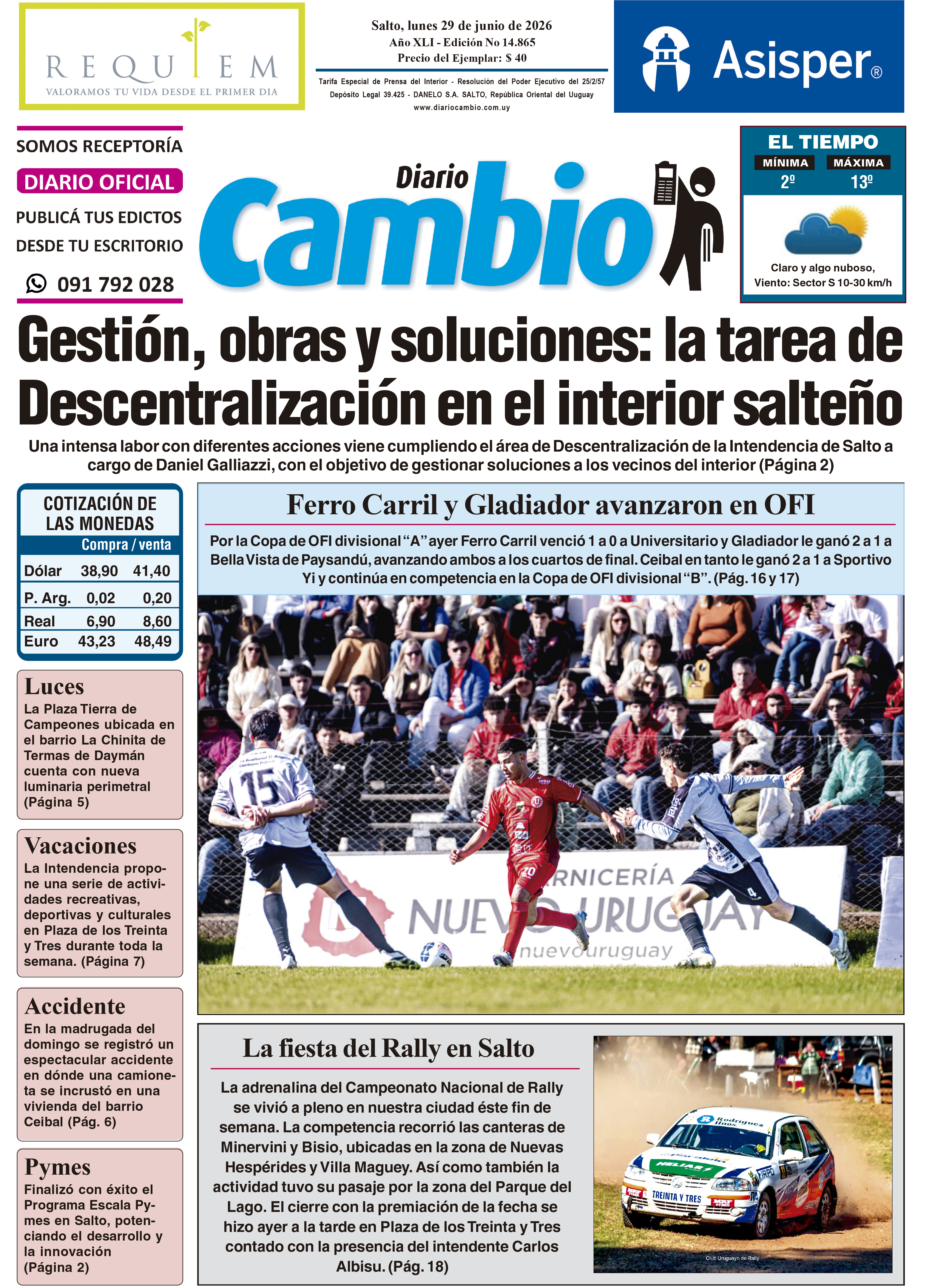 Portada de hoy