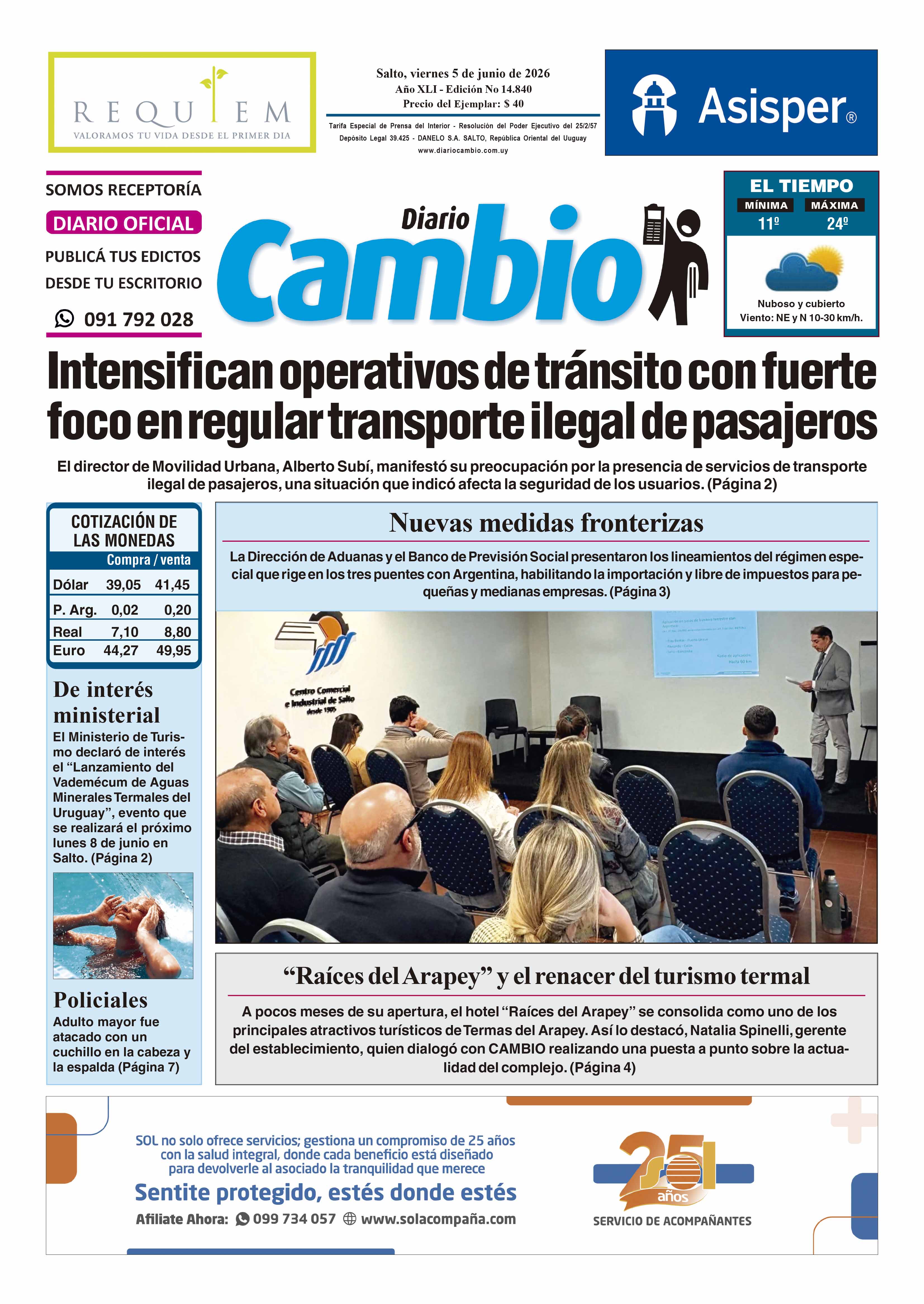 Portada de hoy