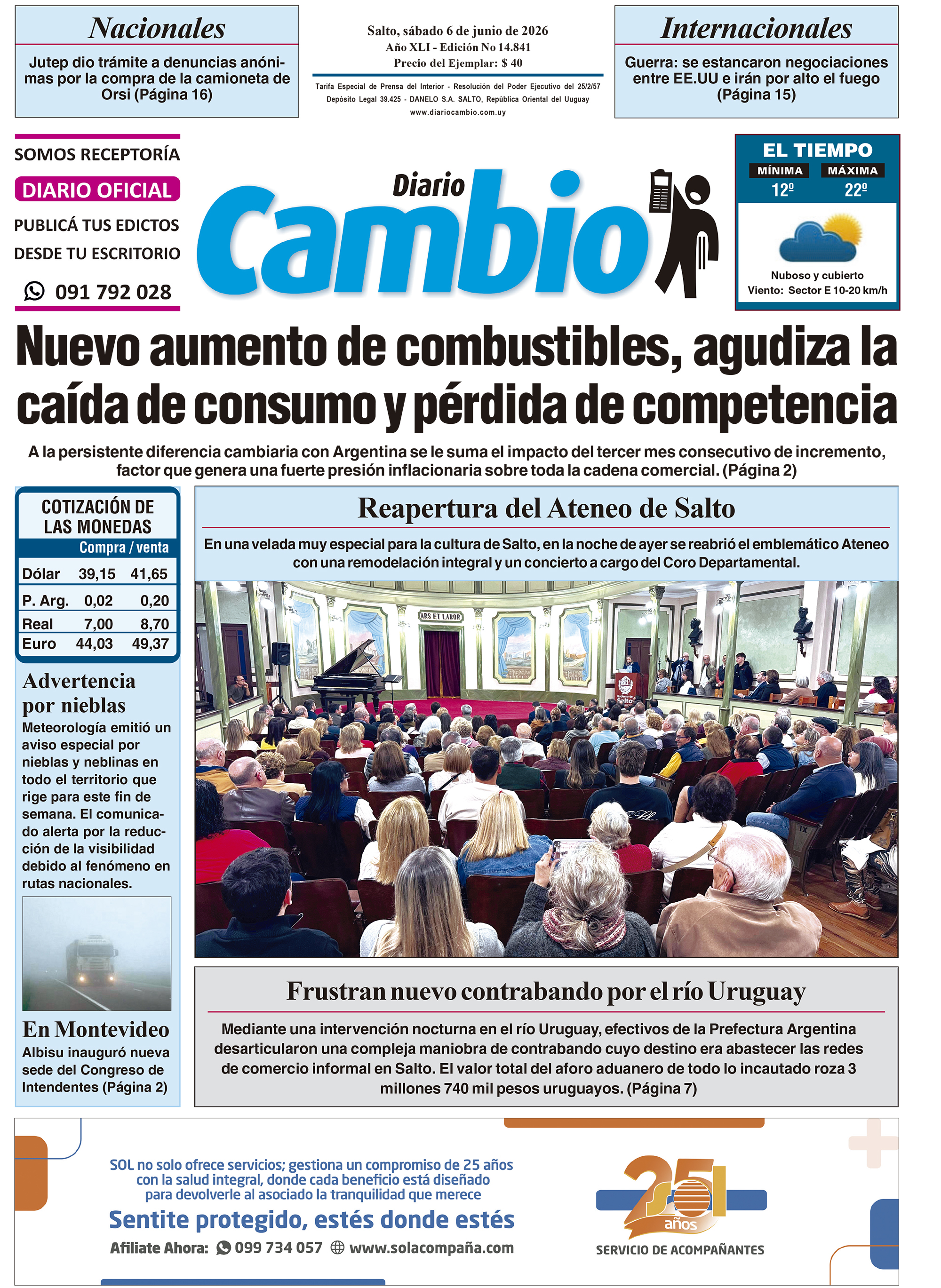 Portada de hoy