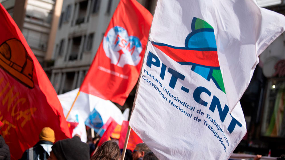 Concentración y marcha en Salto en el marco del paro nacional del 10 de junio