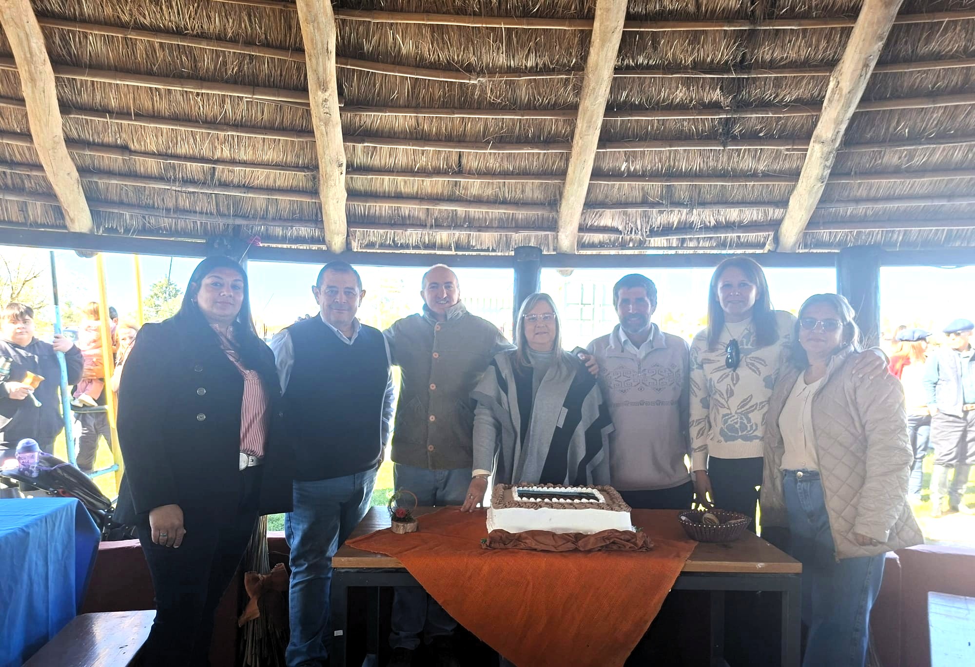 Sarandí de Arapey celebró  la reinauguración de su  quincho junto a autoridades departamentales