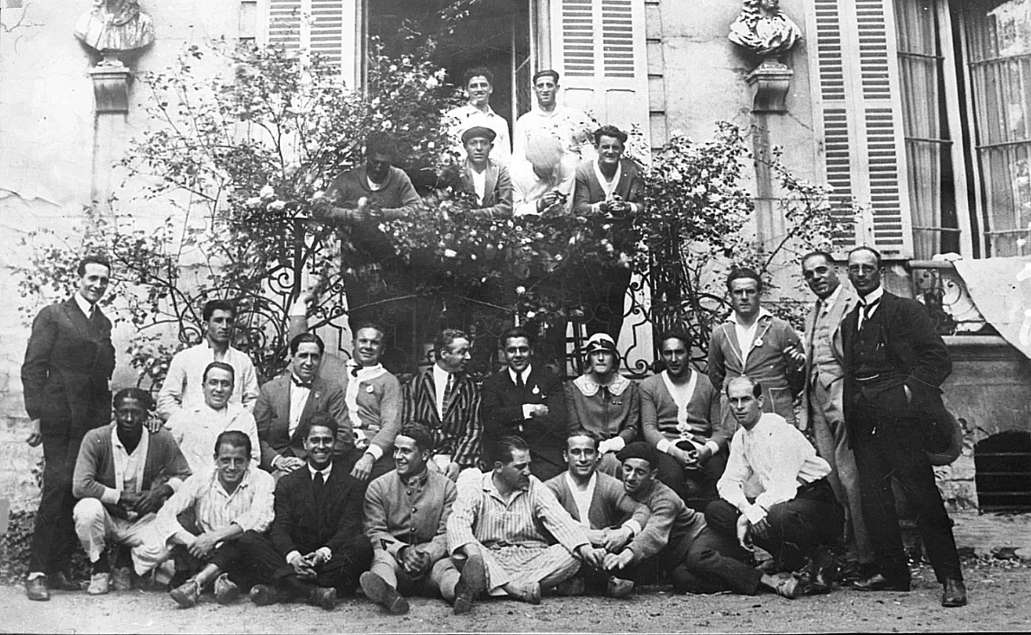 Los campeones olímpicos y del mundo de 1928, logrando la 2ª estrella.