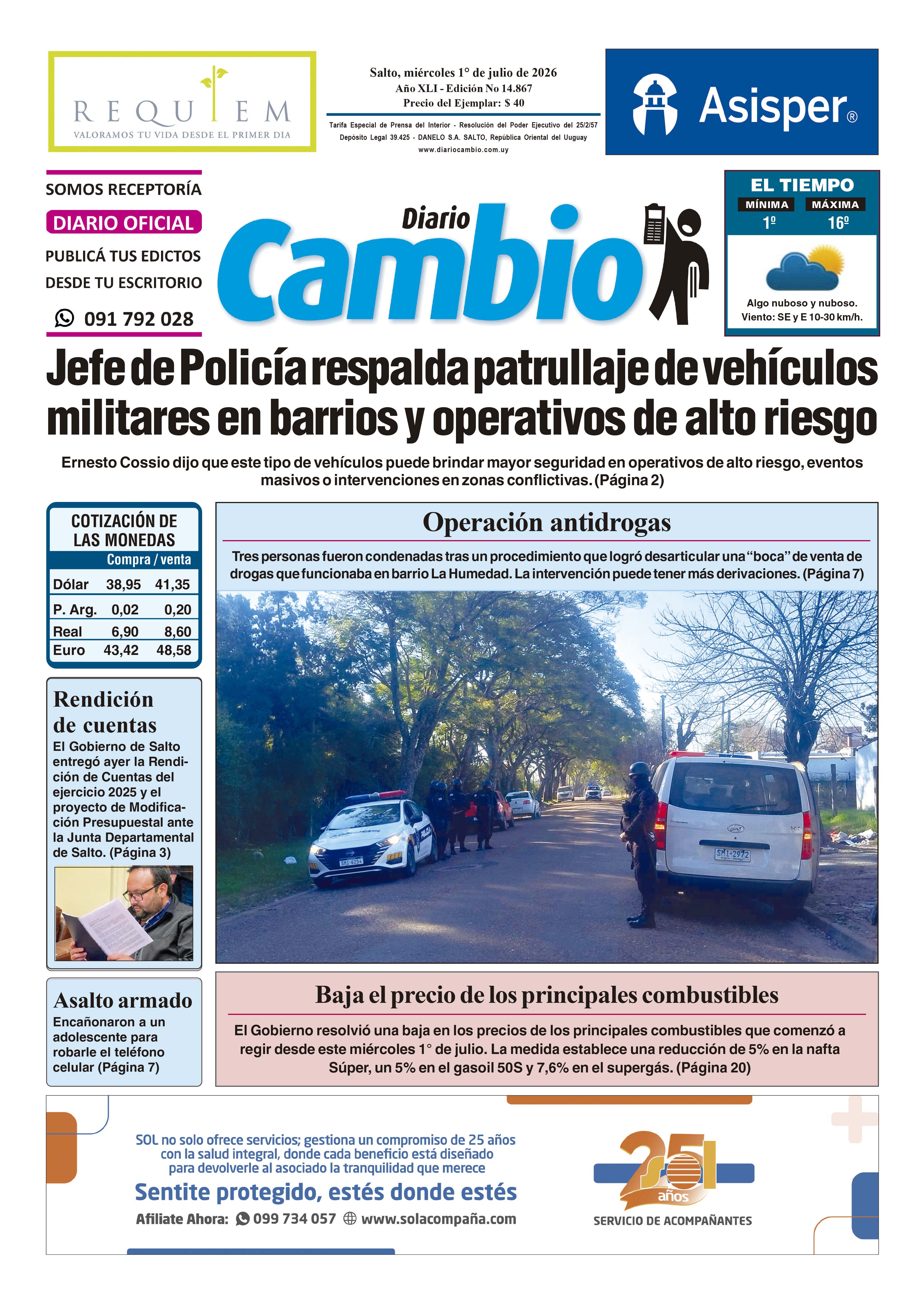 Portada de hoy
