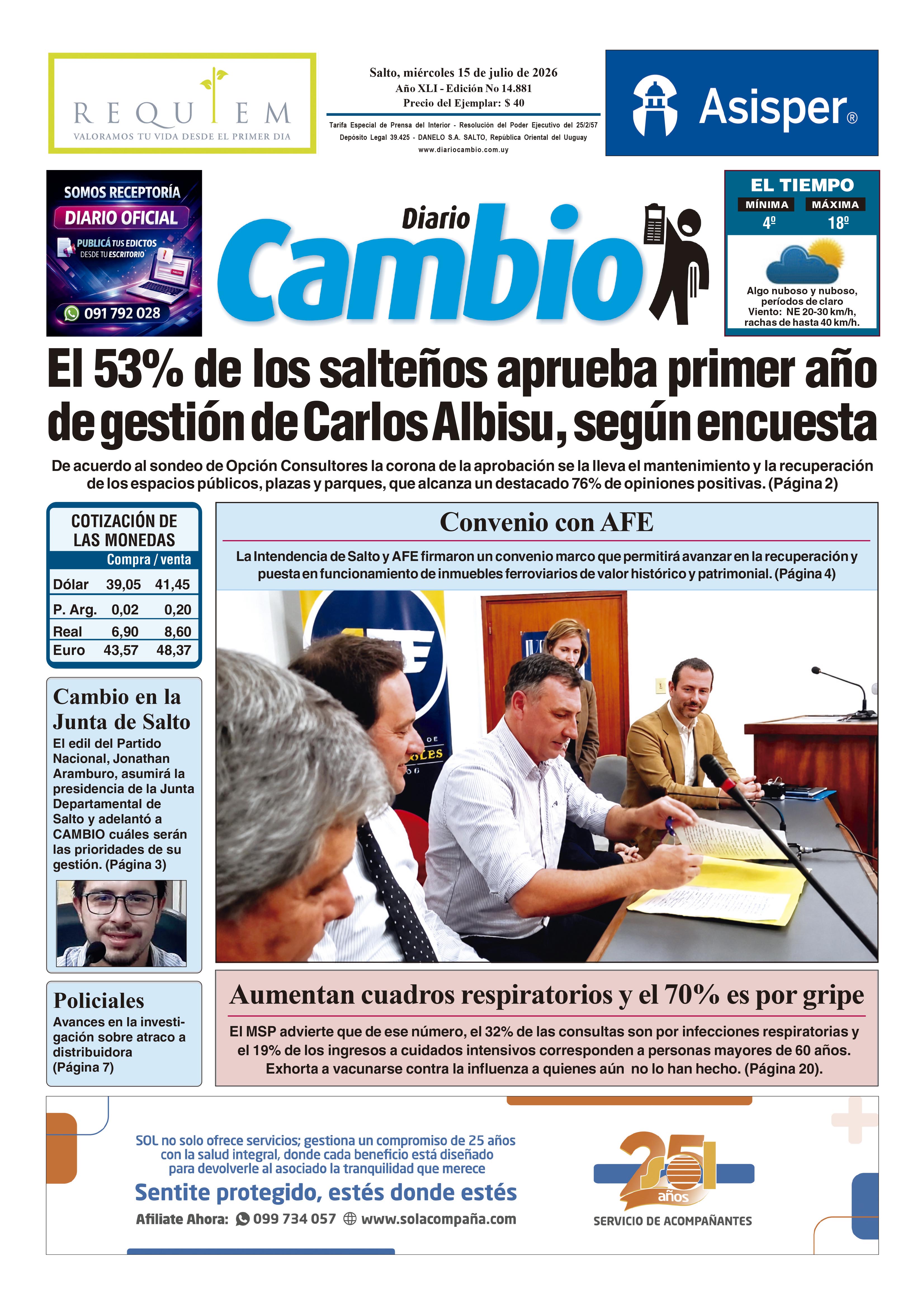 Portada de hoy