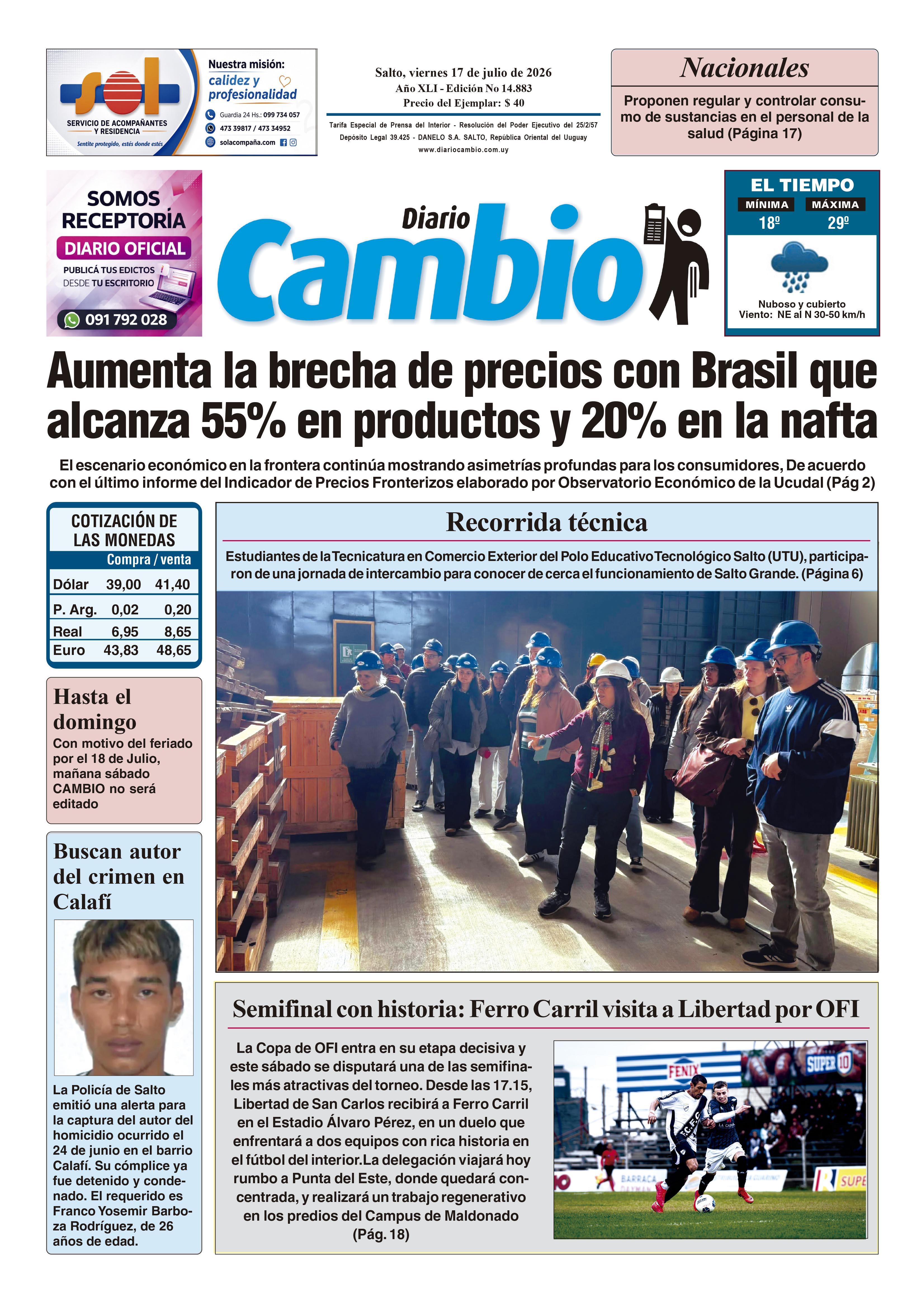 Portada de hoy