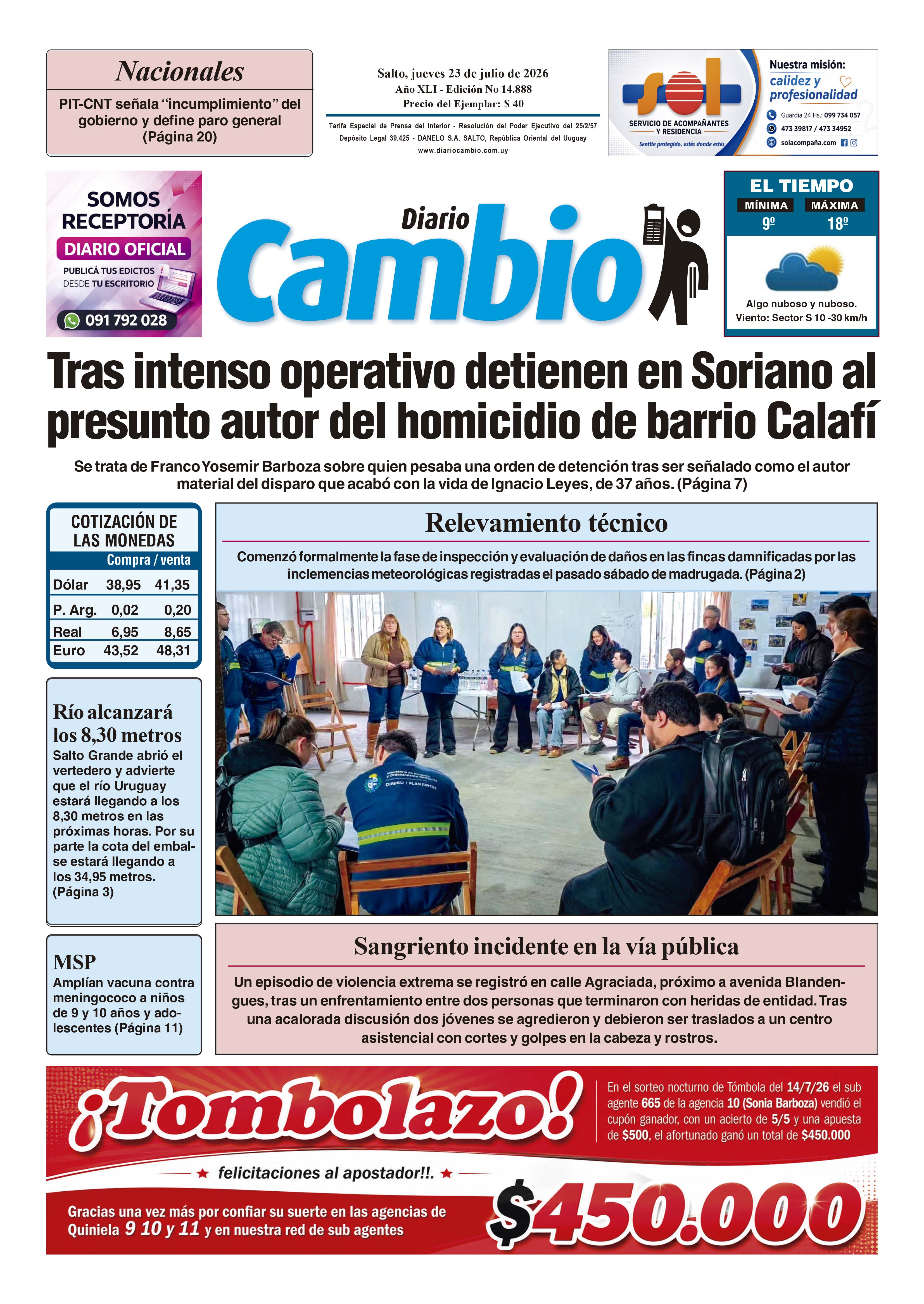 Portada de hoy
