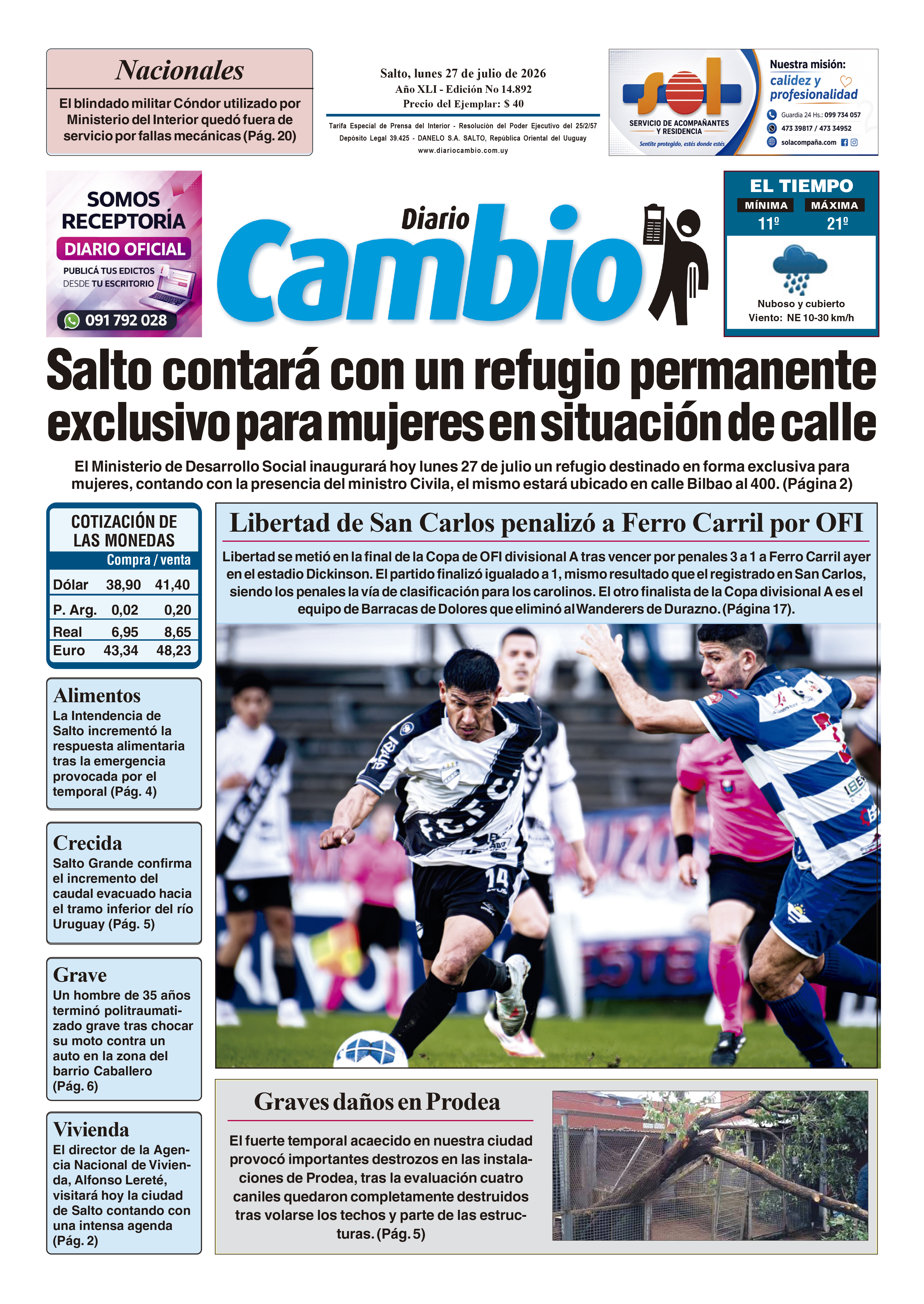 Portada de hoy