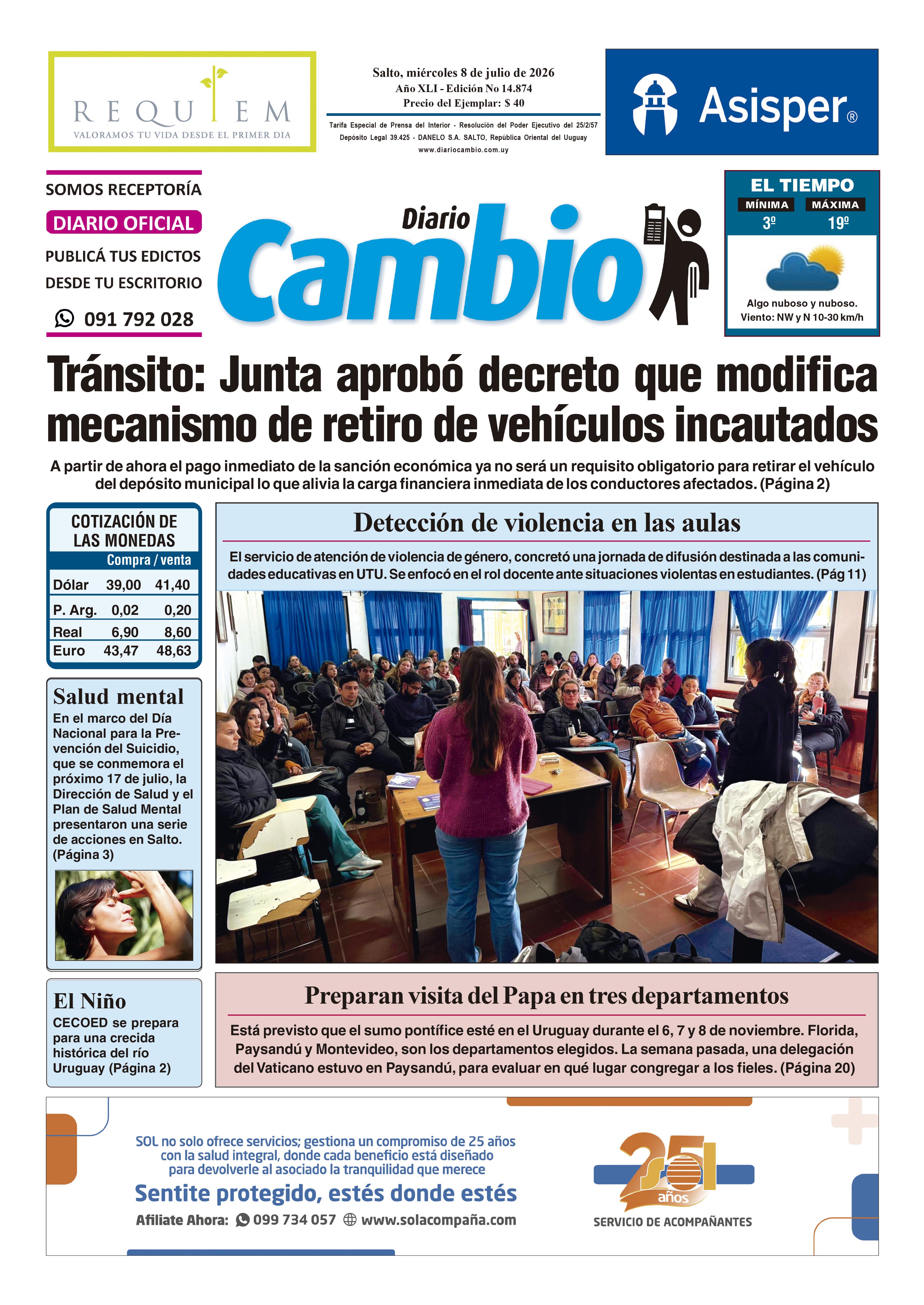 Portada de hoy