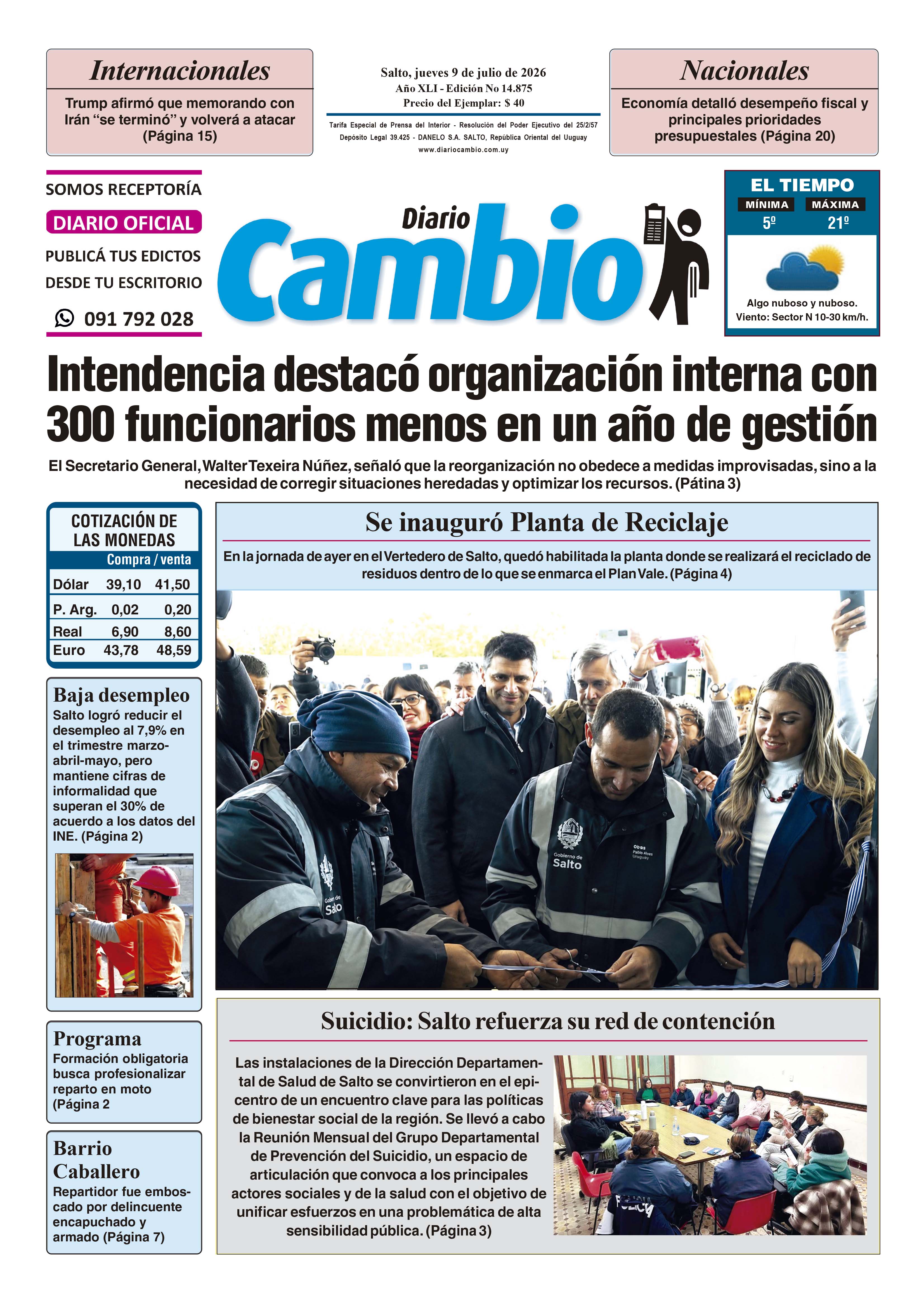 Portada de hoy